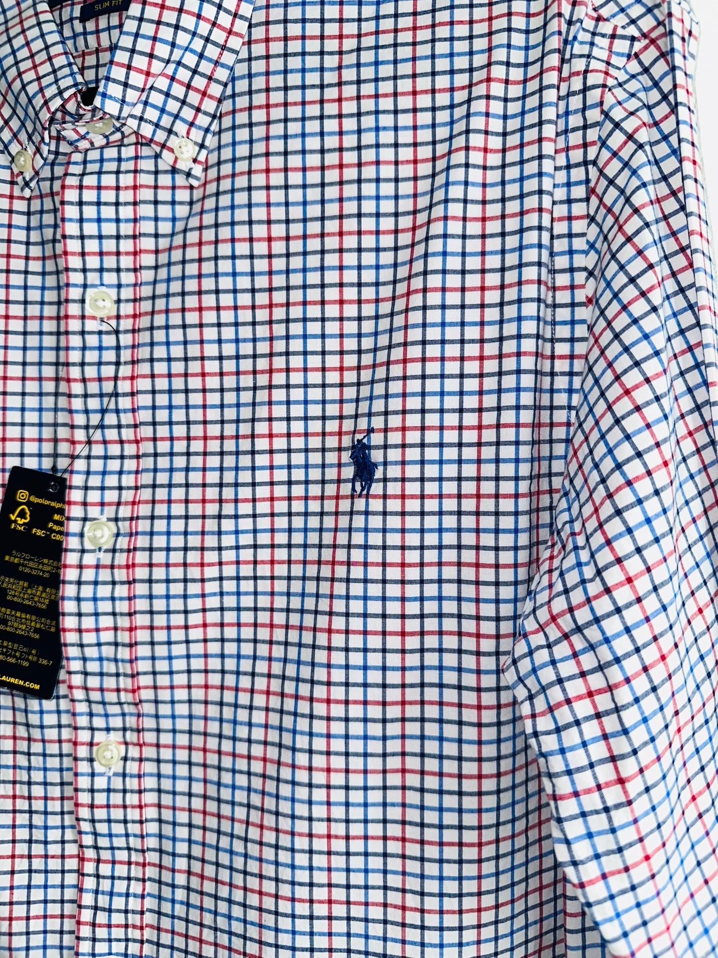 CAMISA POLO RALPH LAUREN TALLA “L” SLIM FIT 16-1/2