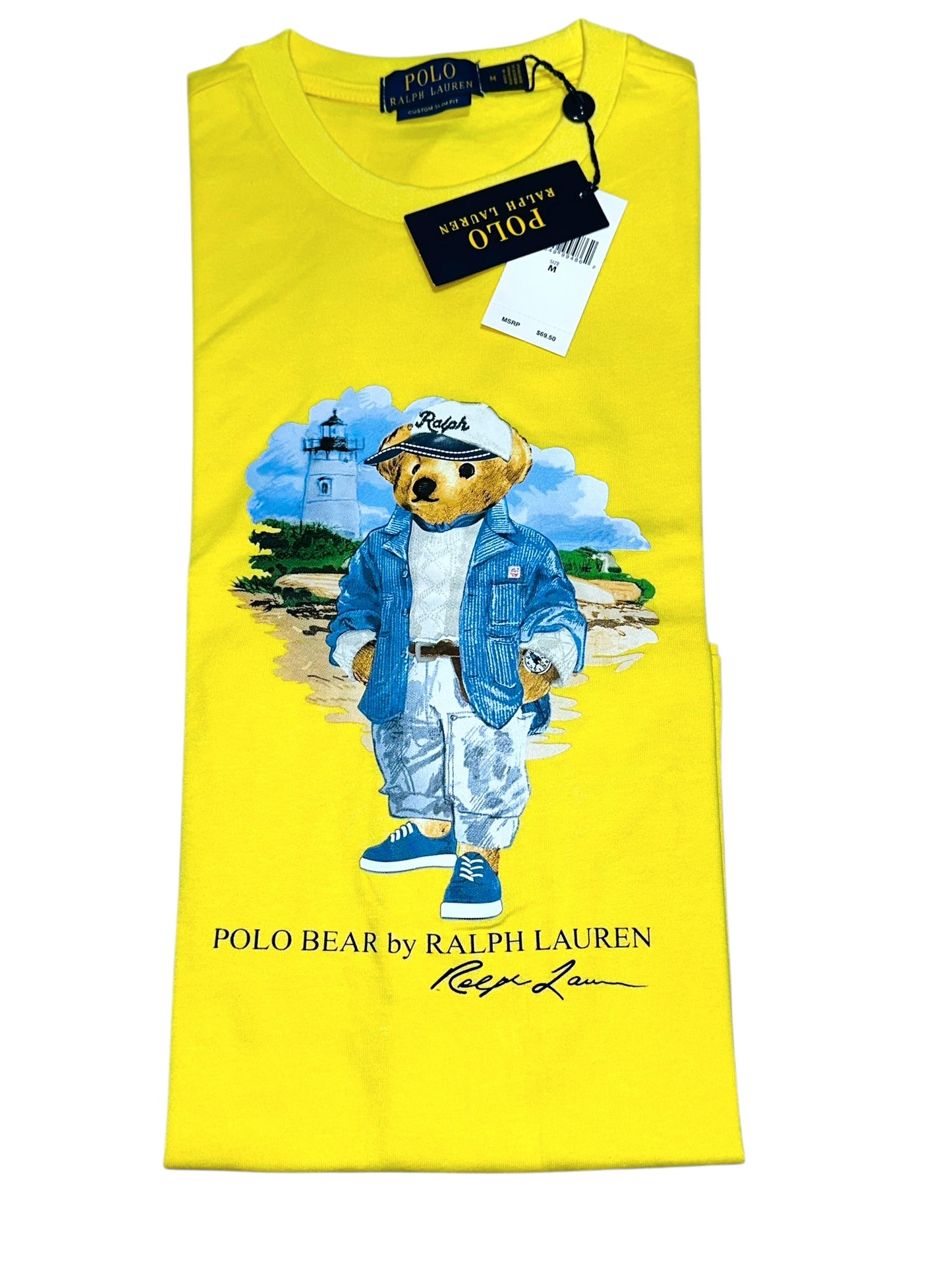 PLAYERA POLO BEAR TALLA “M” CUSTOM SLIM FIT