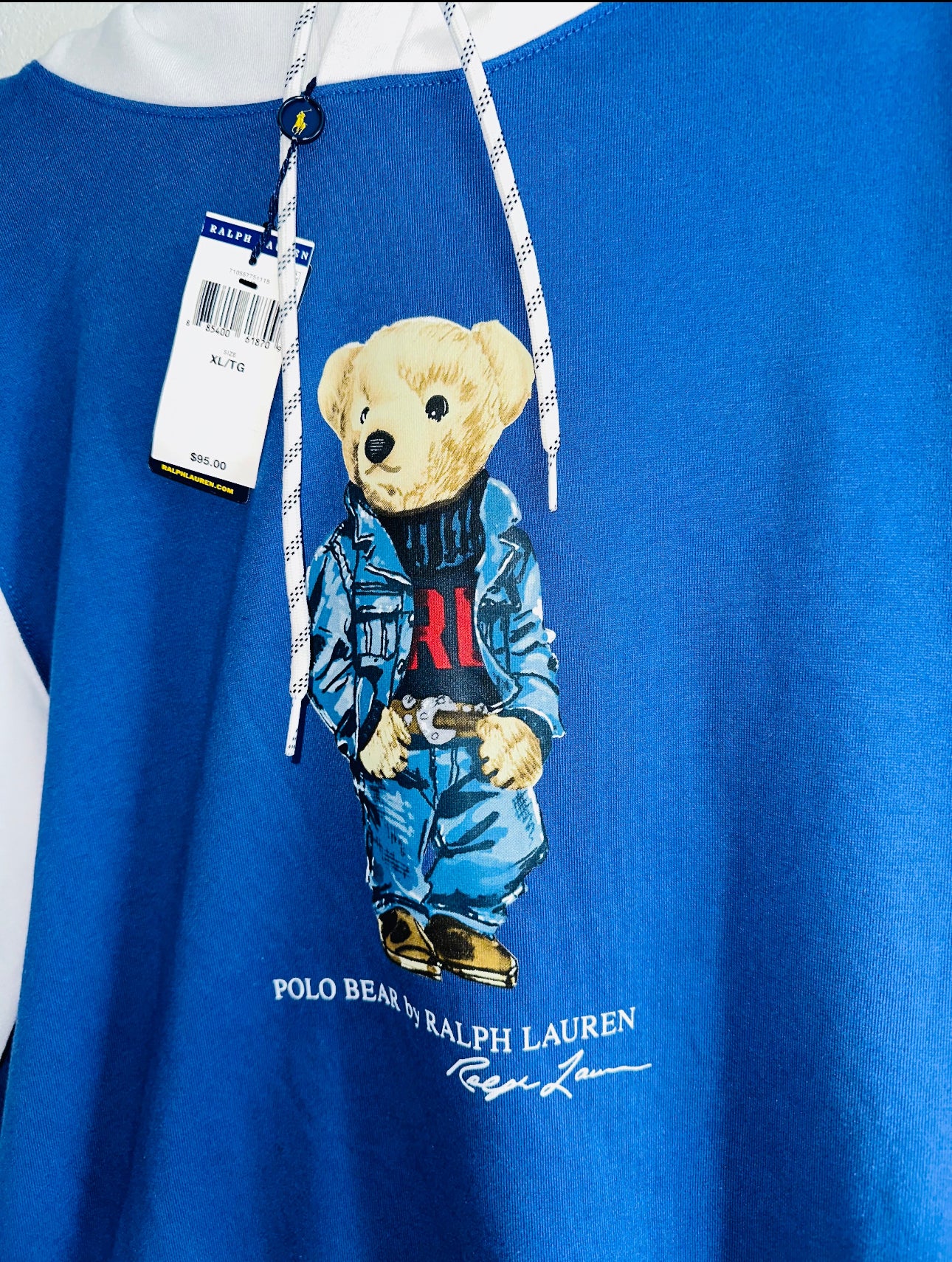 SUDADERA CON CAPUCHA POLO BEAR TALLA “XL”