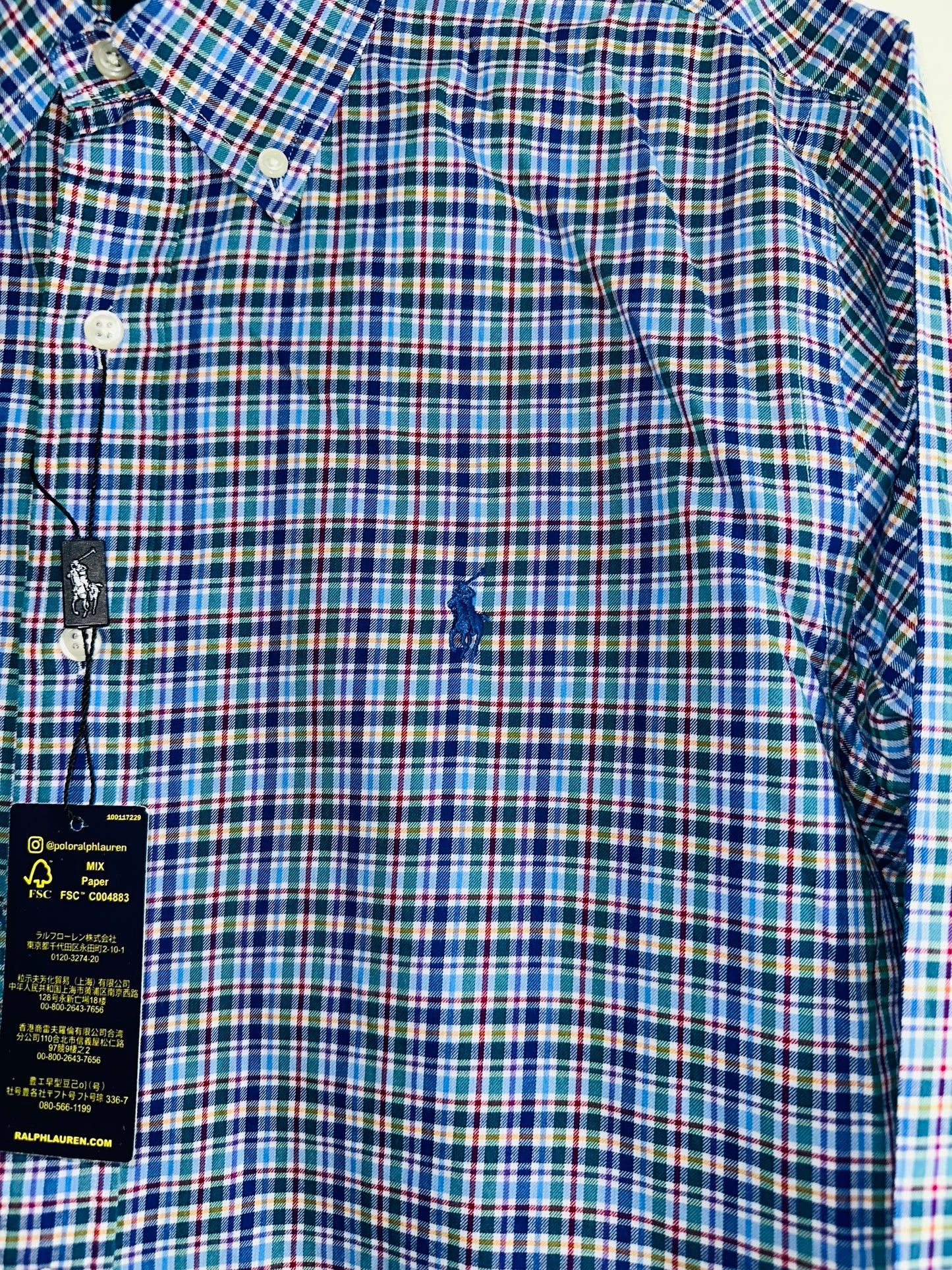 CAMISA POLO RALPH LAUREN TALLA “L” SLIM FIT