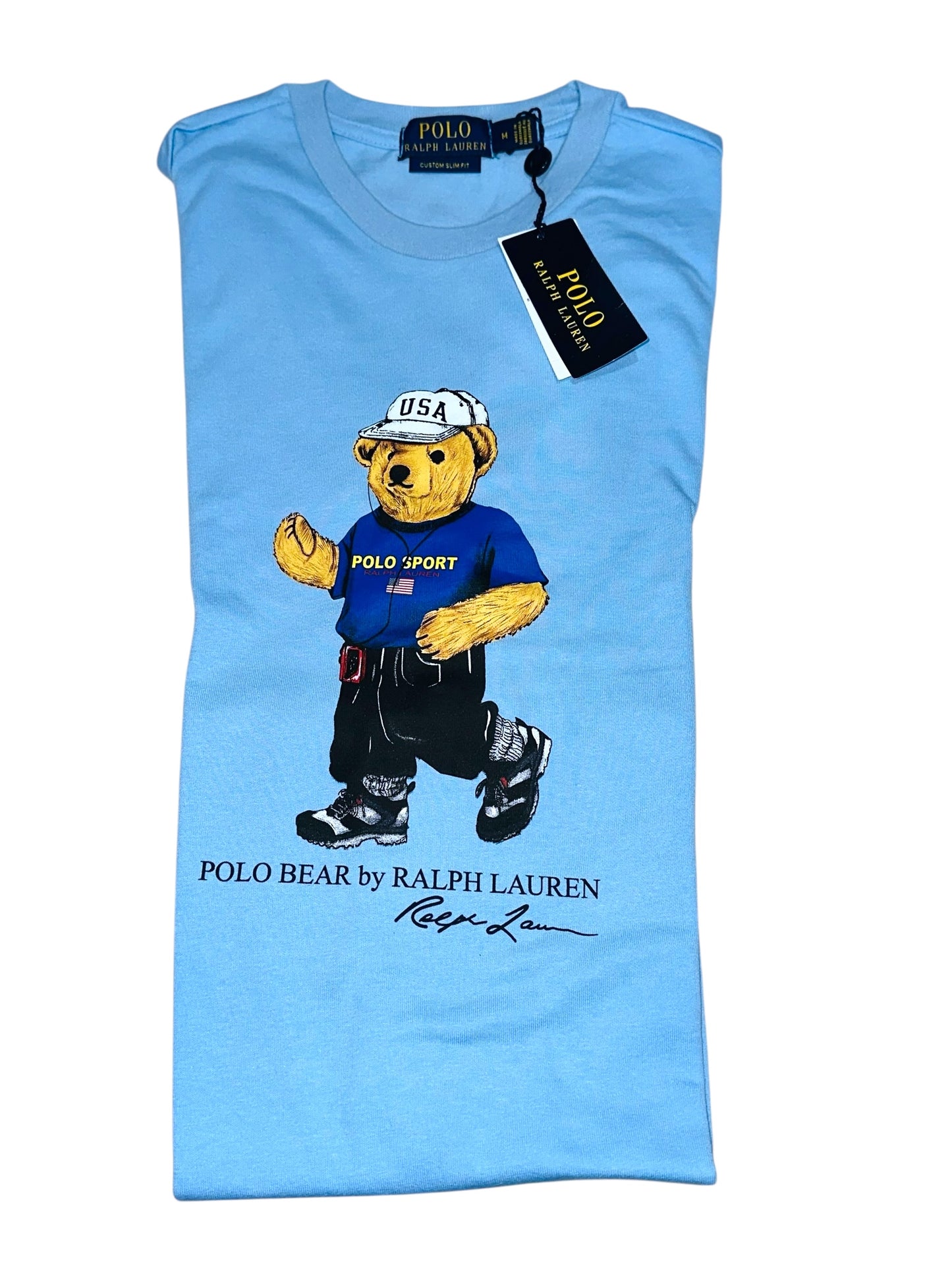 PLAYERA POLO BEAR TALLA “M” CUSTOM SLIM FIT