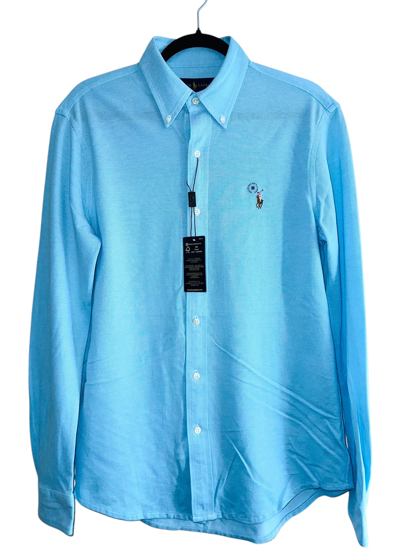 CAMISA POLO RALPH LAUREN TALLA “M” KNIT OXFORD ( reducida a talla S)