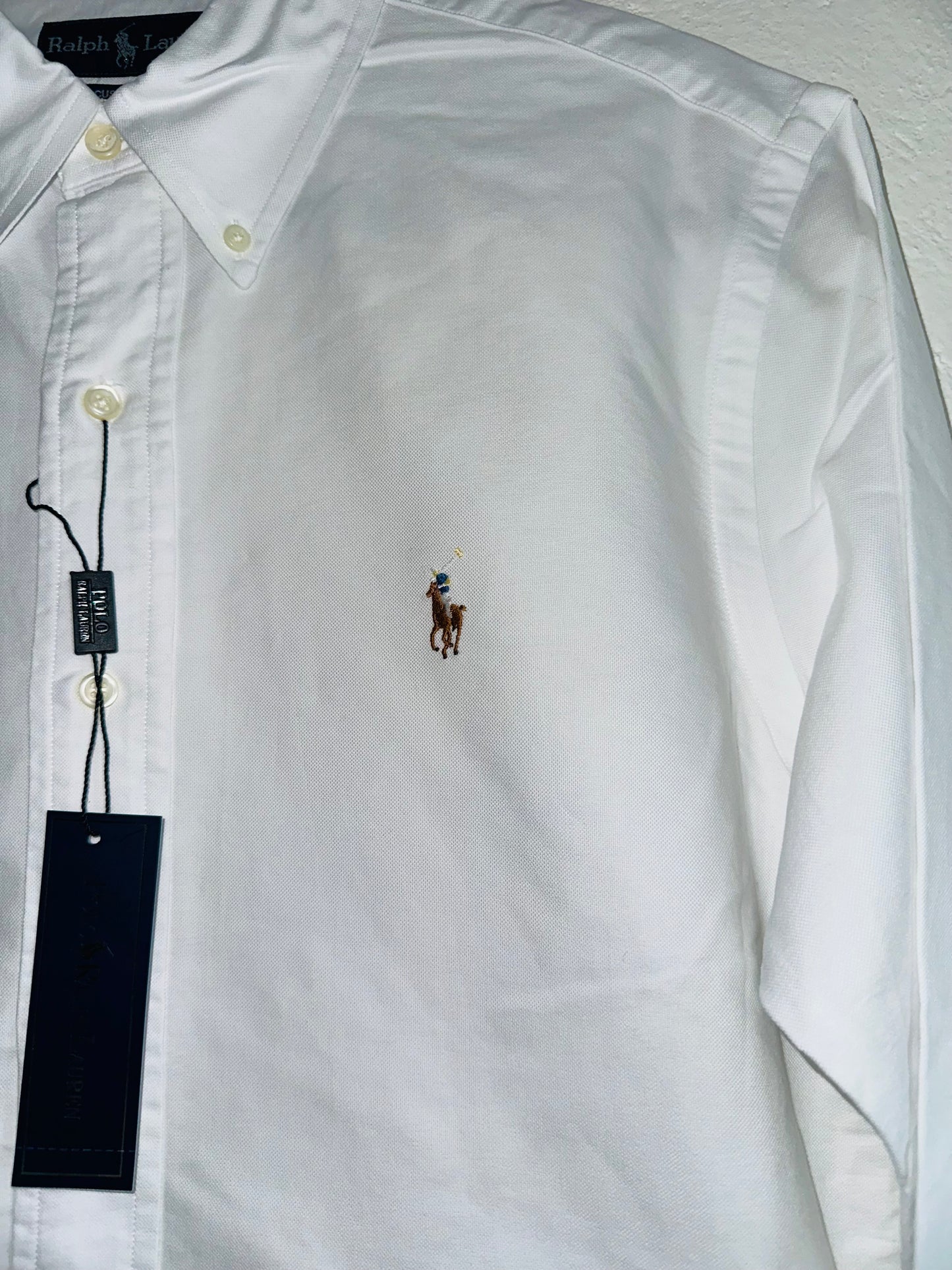 CAMISA POLO RALPH LAUREN TALLA “M” CUSTOM FIT 15-1/2-34/35