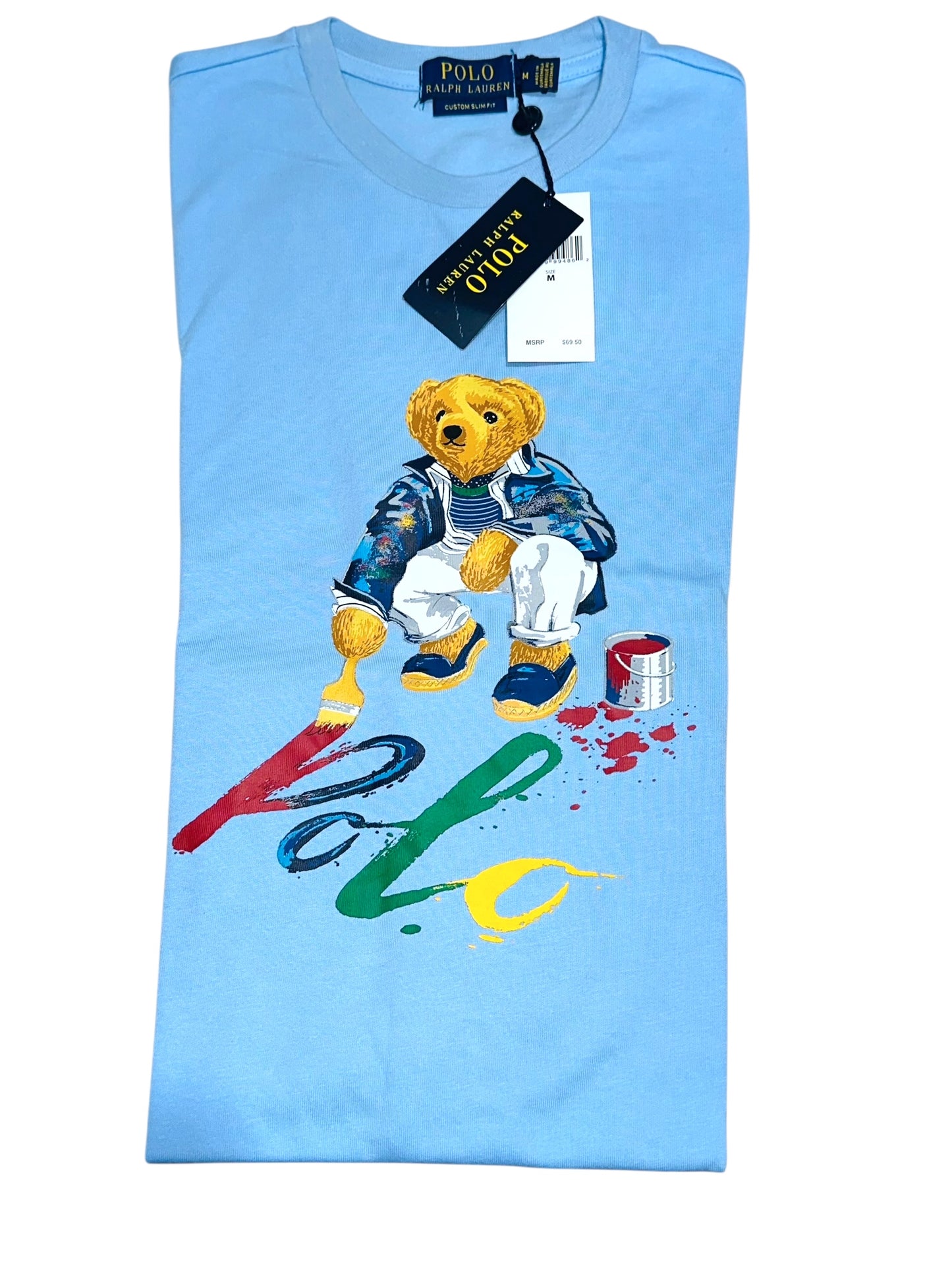 PLAYERA POLO BEAR TALLA “M” CUSTOM SLIM FIT