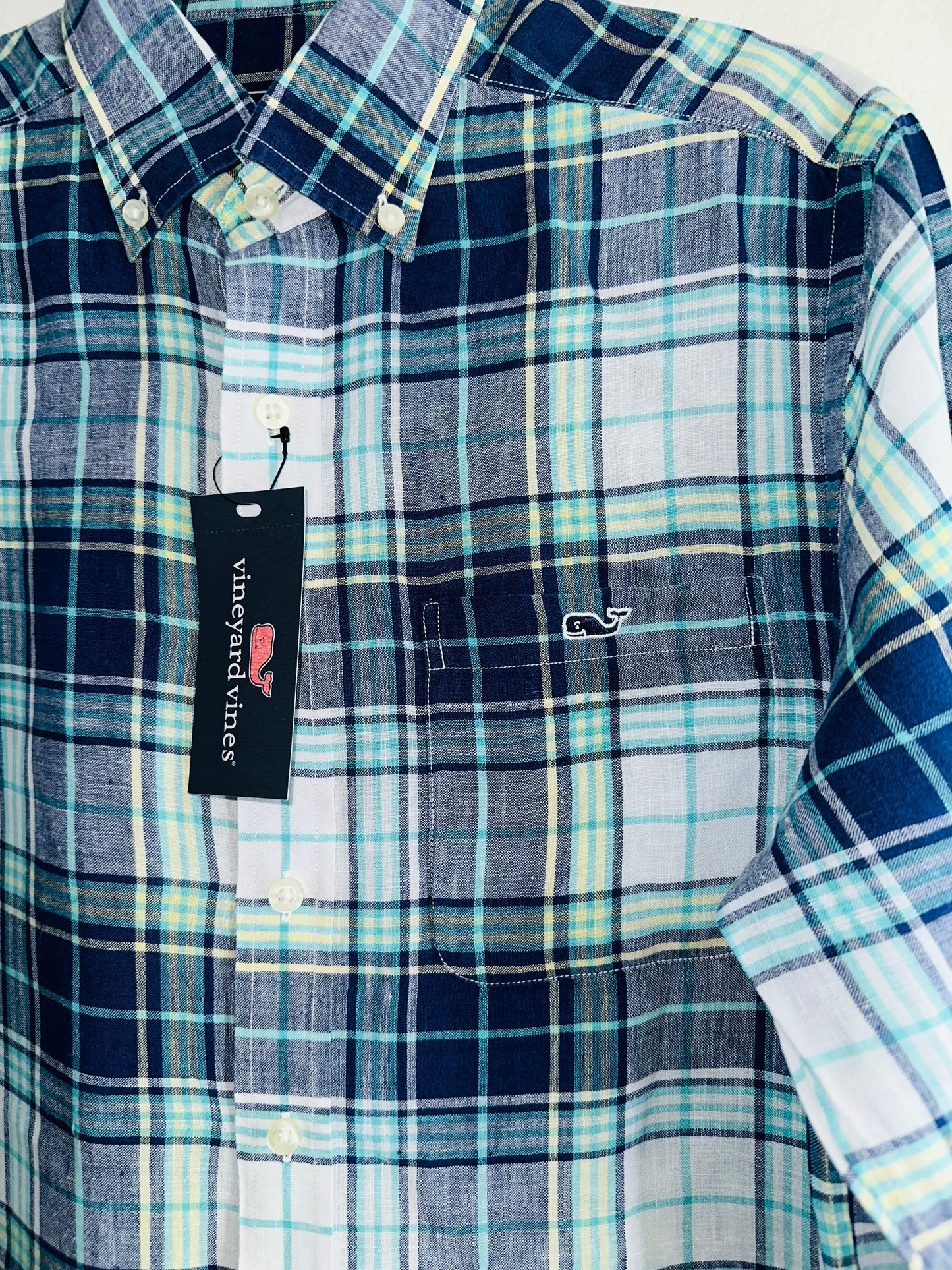 CAMISA VINEYARD VINES TALLA “S” SLIM FIT TUCKER SHIRT (LINO)