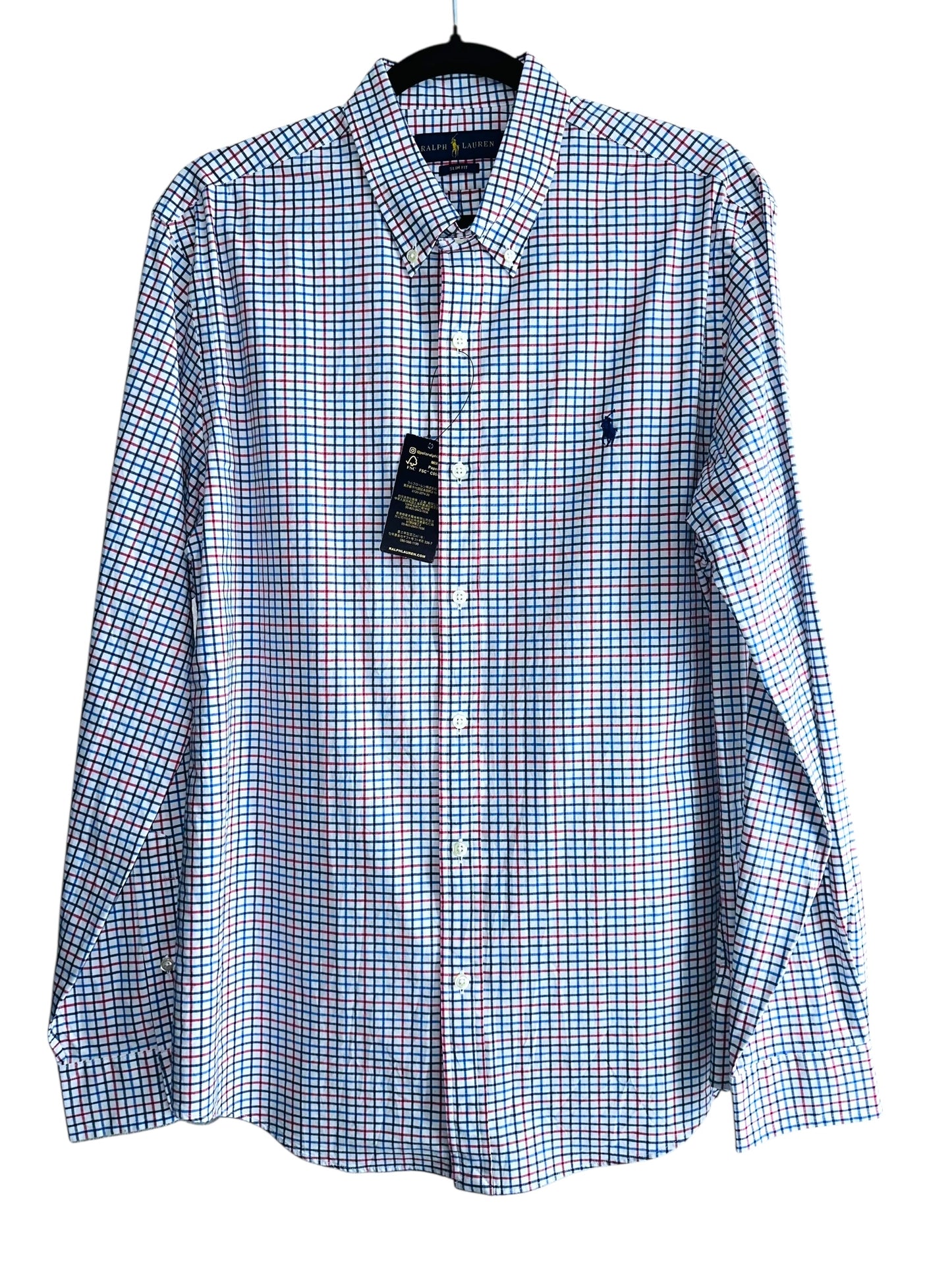 CAMISA POLO RALPH LAUREN TALLA “L” SLIM FIT 16-1/2