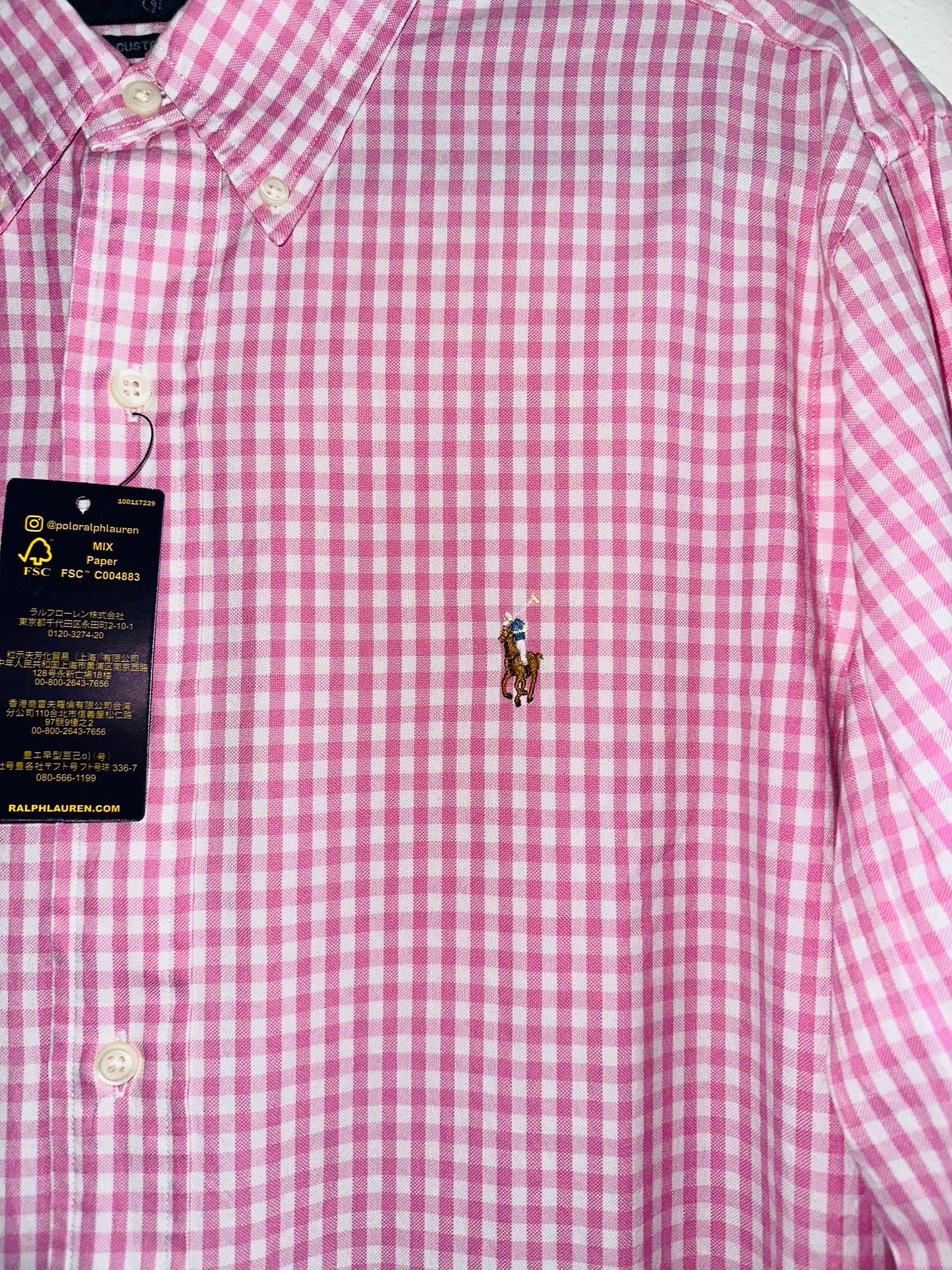 CAMISA POLO RALPH LAUREN TALLA “L” CUSTOM FIT