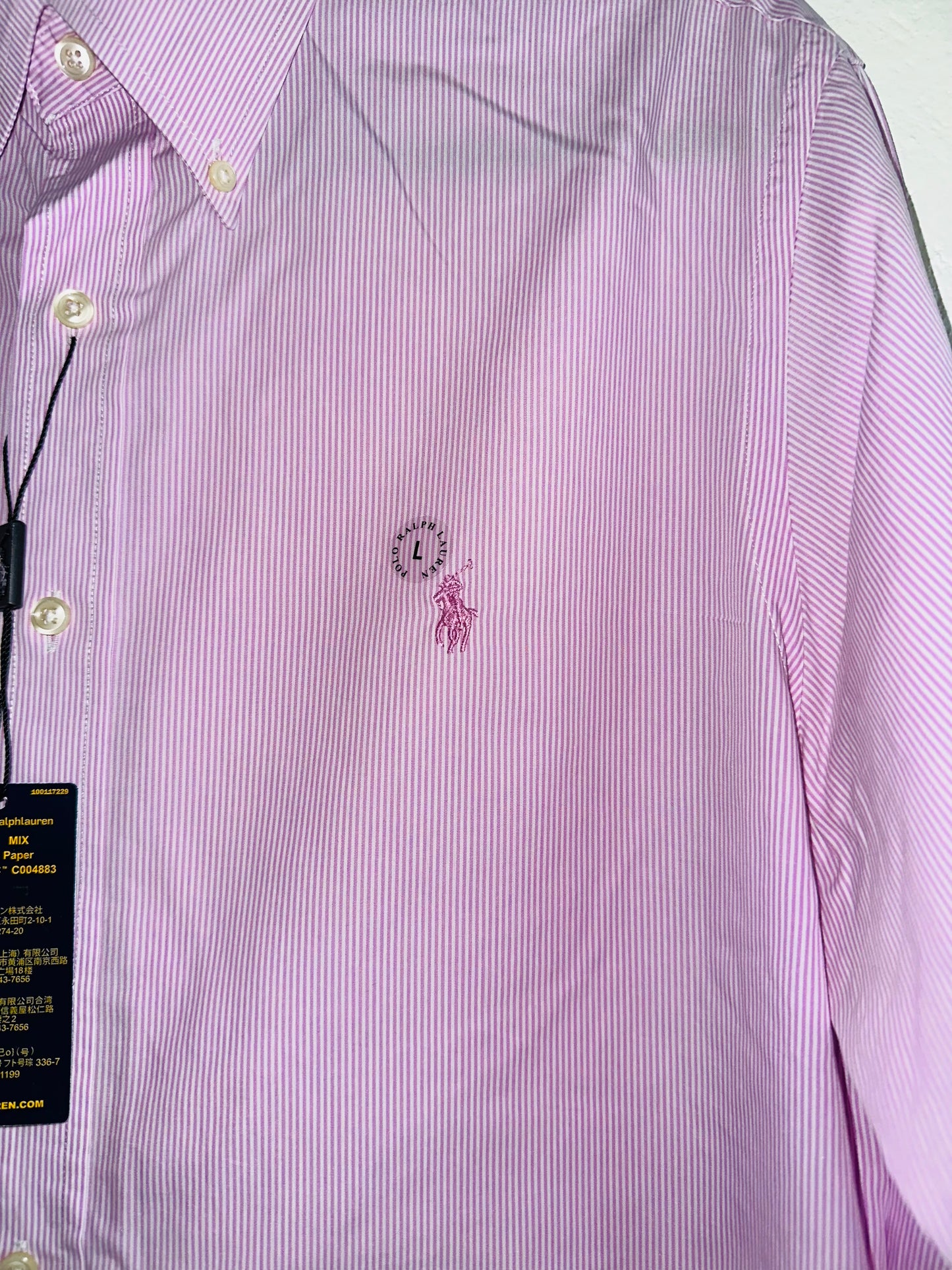 CAMISA POLO RALPH LAUREN TALLA “L” SLIM FIT 16-40/41