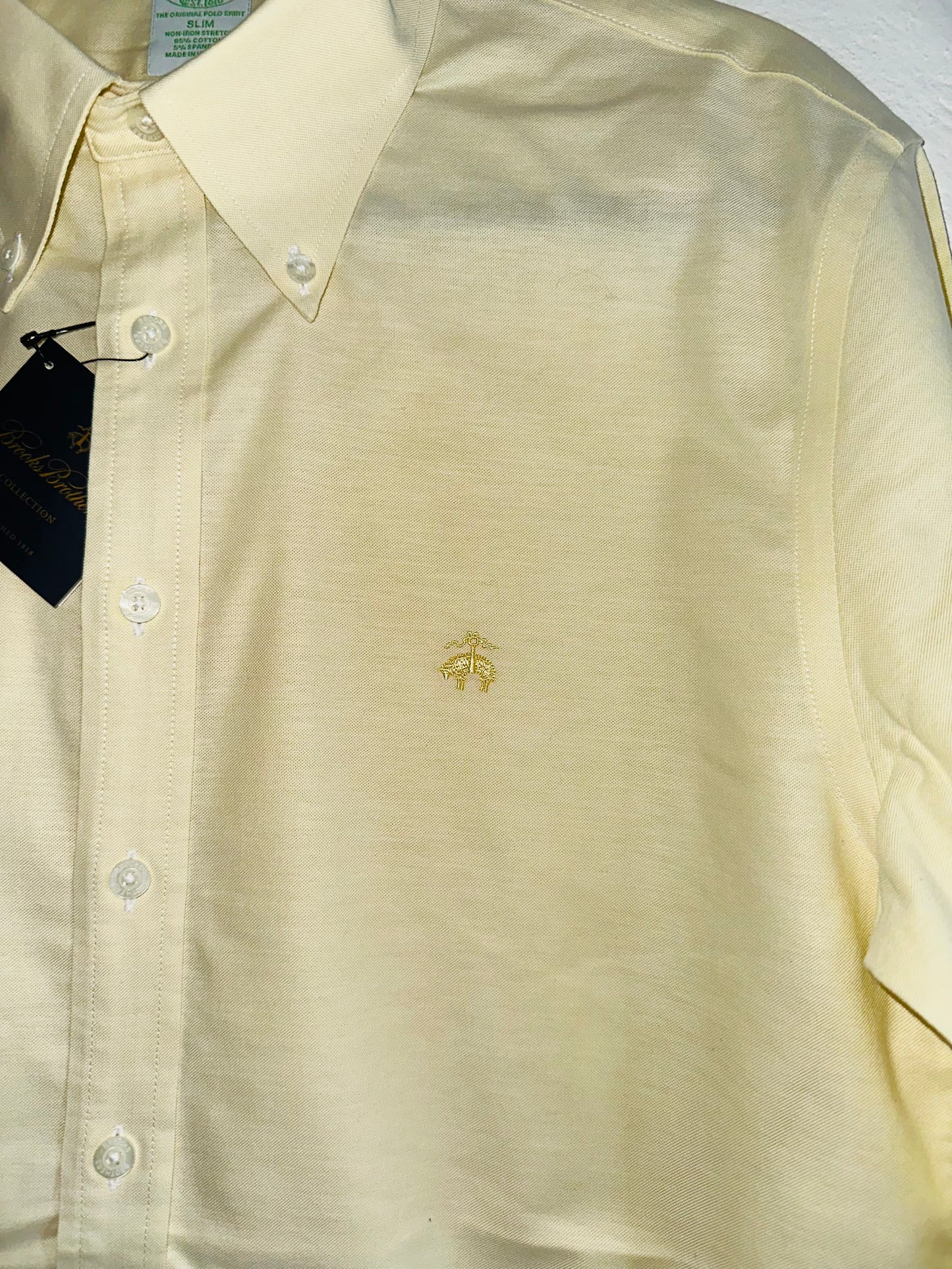CAMISA BROOKS BROTHERS TALLA “M” MILANO SLIM FIT