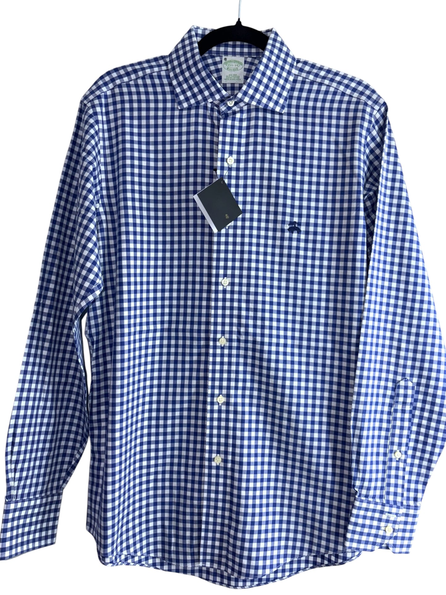 CAMISA BROOKS BROTHERS TALLA “M” MILANO SLIM 15-1/2-34