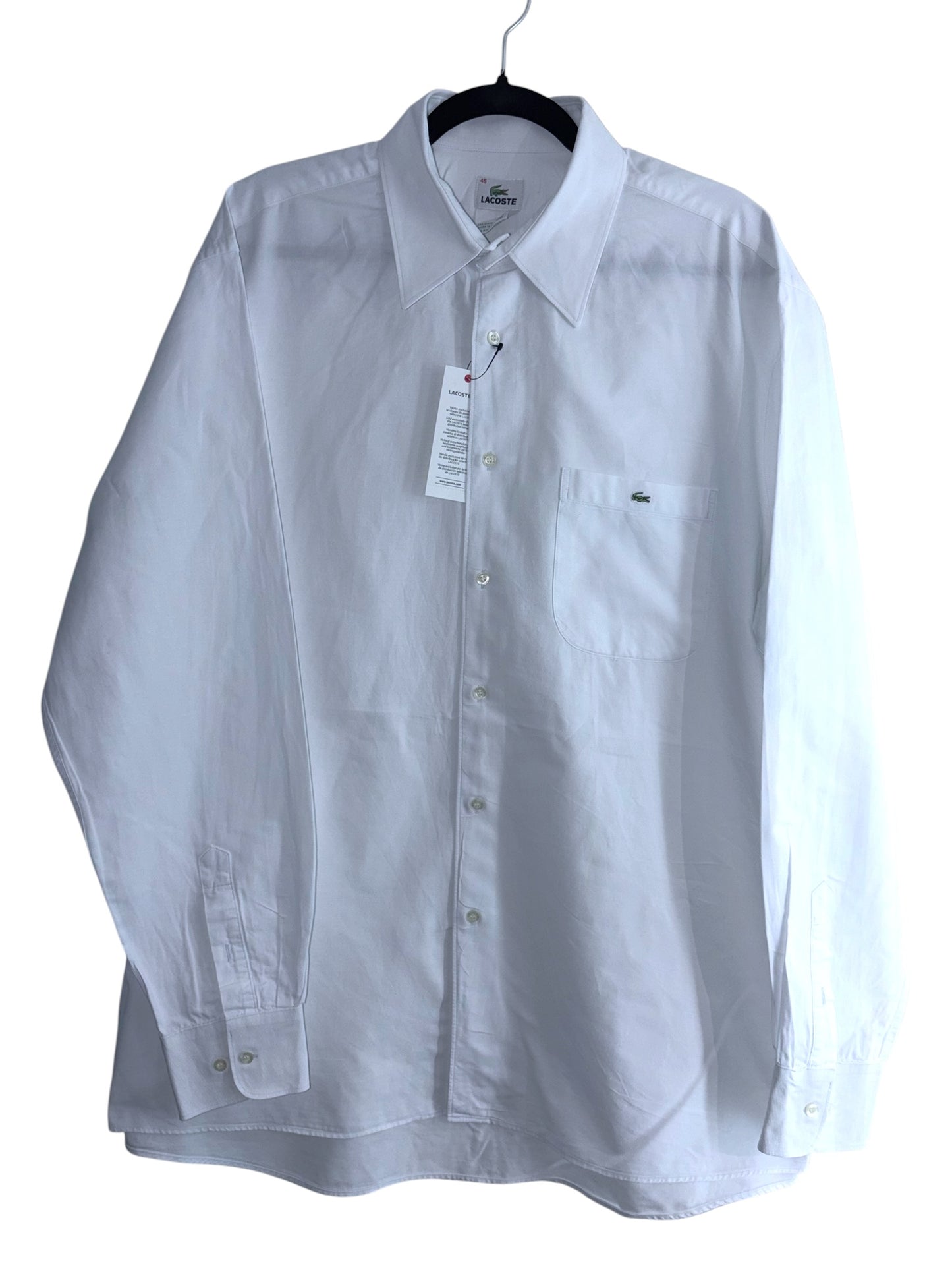 CAMISA LACOSTE TALLA “45” REGULAR FIT