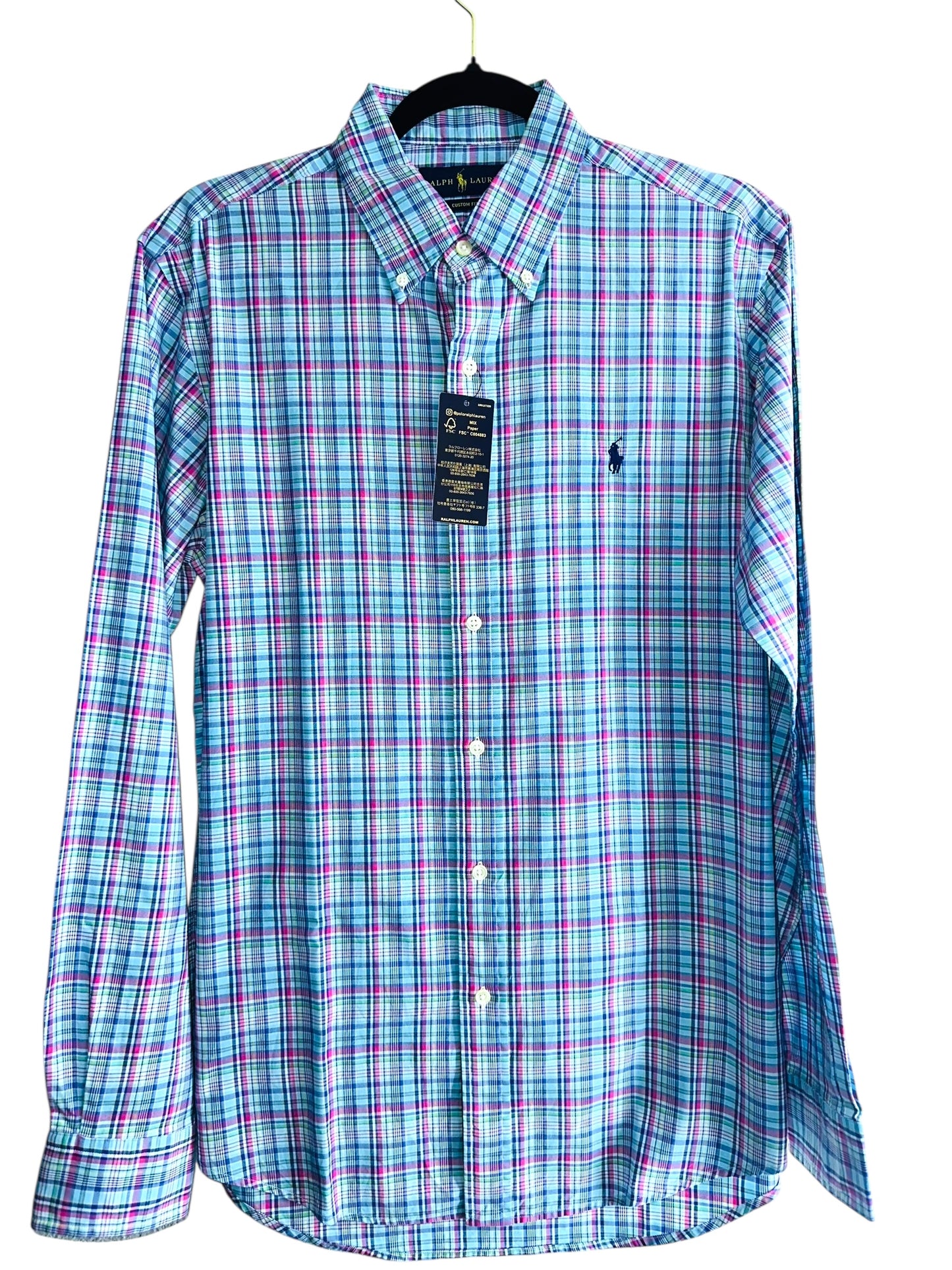 CAMISA POLO RALPH LAUREN TALLA “M “ CUSTOM FIT