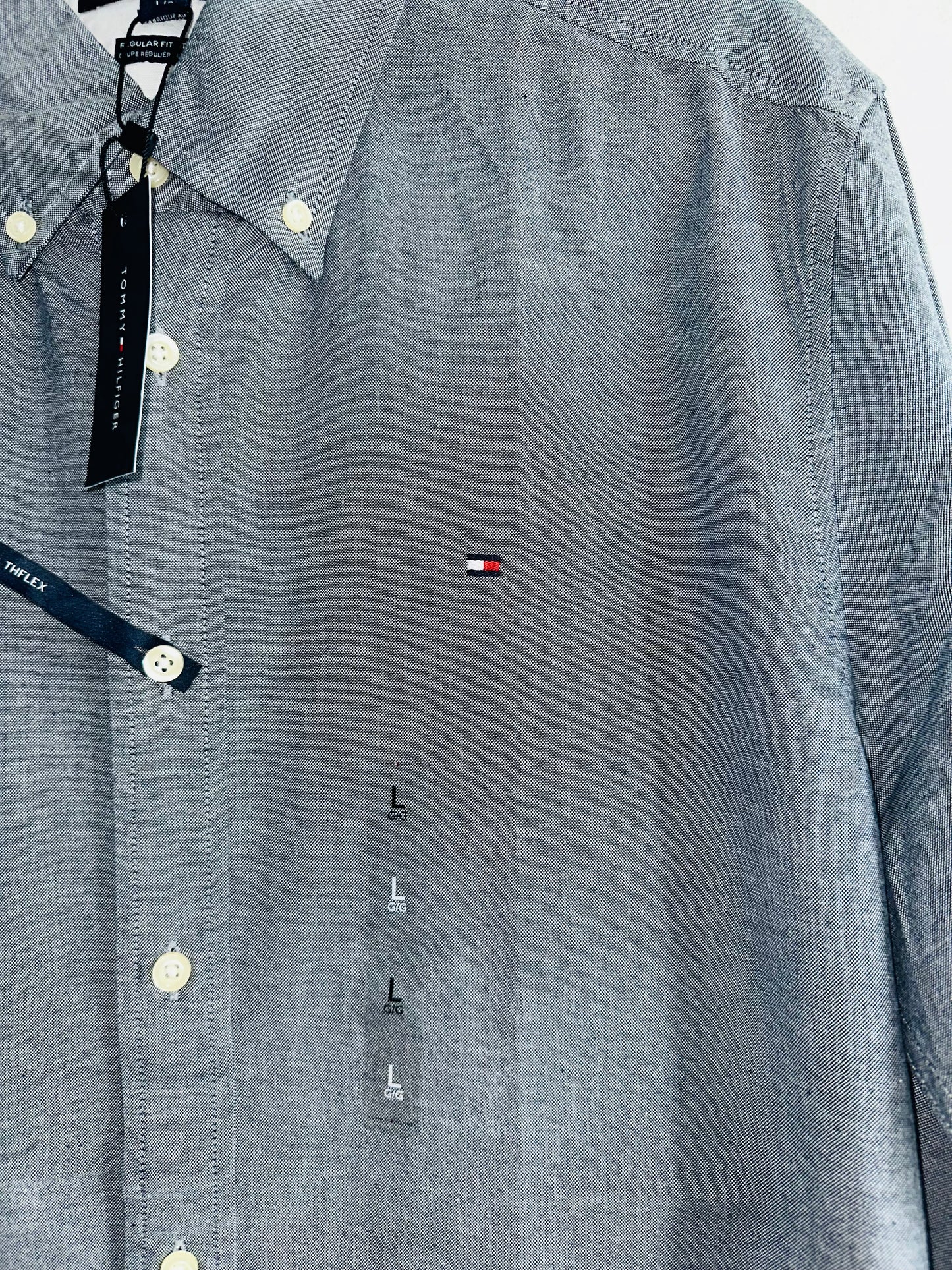 CAMISA TOMMY HILFIGER TALLA “L” REGULAR FIT STRETCH