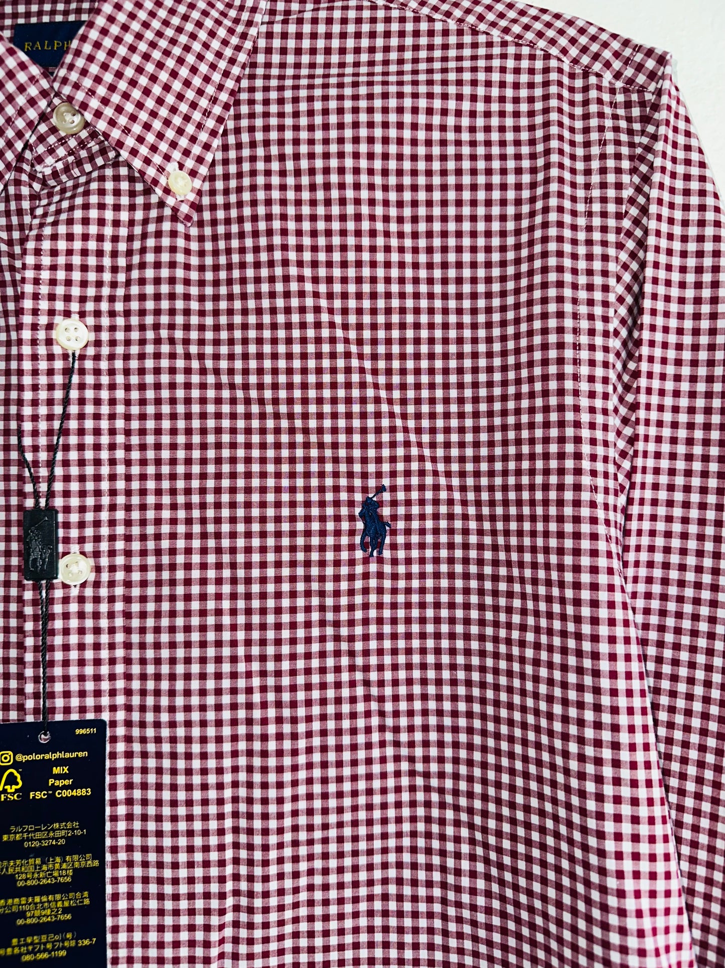 CAMISA POLO RALPH LAUREN TALLA “S” SLIM FIT STRETCH
