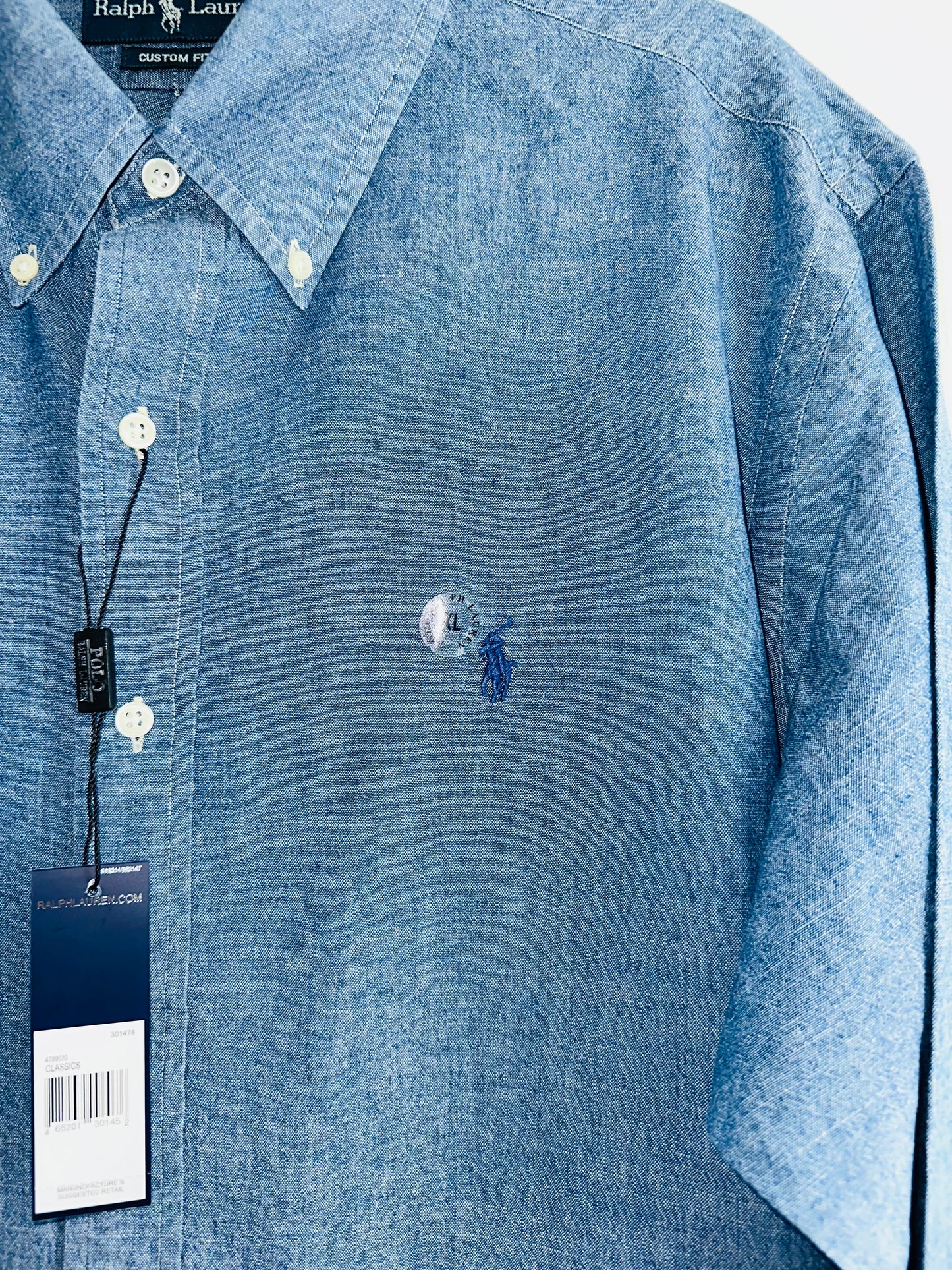 CAMISA POLO RALPH LAUREN TALLA “XL” CUSTOM FIT
