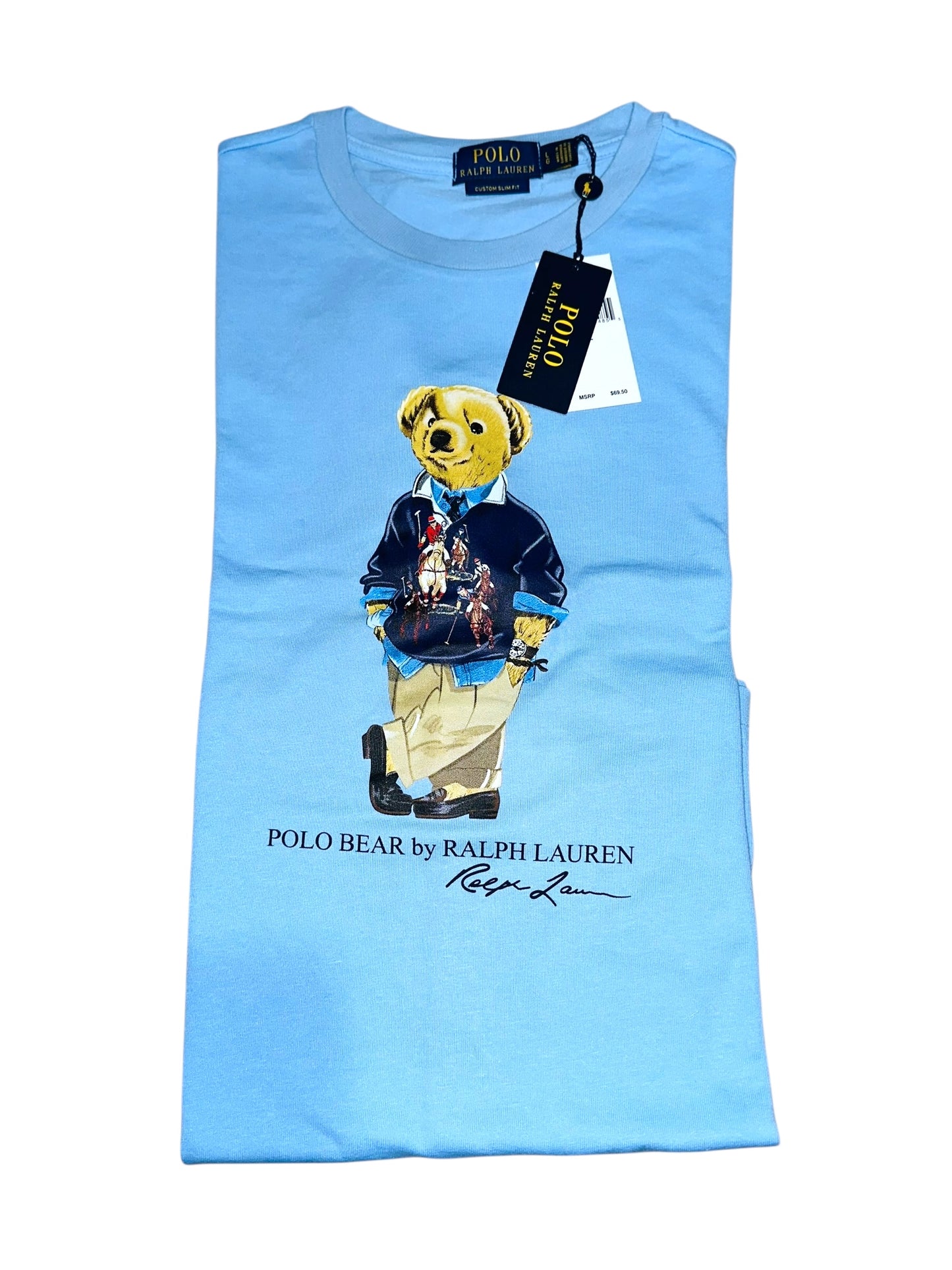 PLAYERA POLO BEAR TALLA “L” CUSTOM SLIM FIT