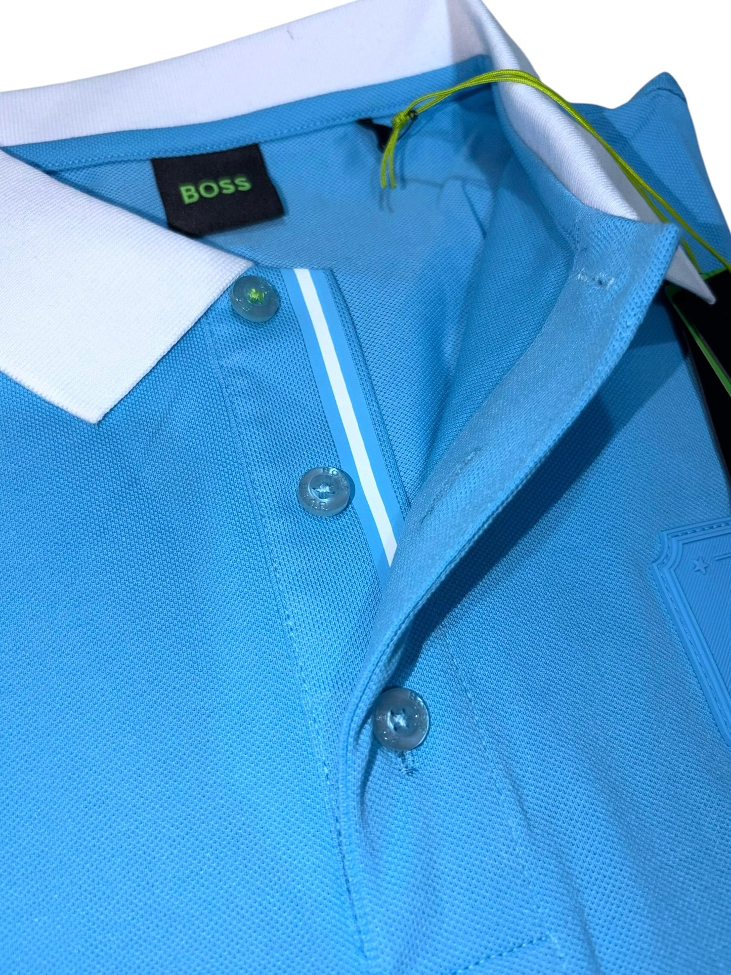 PLAYERA BOSS ARGENTINA TIPO POLO REGULAR FIT TALLA “L” REDUCIDA A “M”