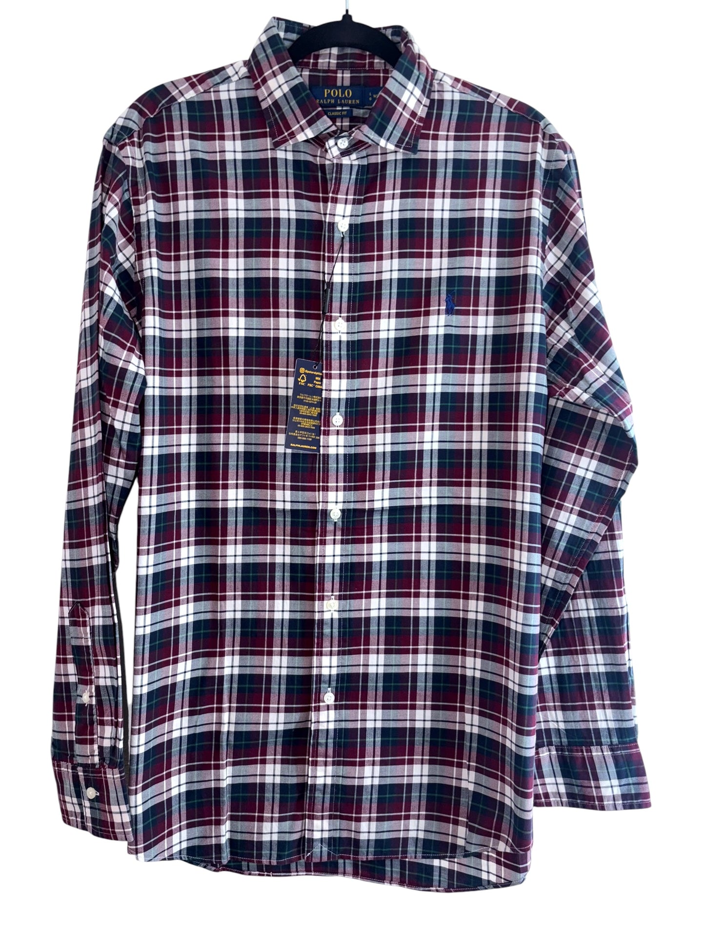 CAMISA POLO RALPH LAUREN TALLA “L” CLASSIC FIT 16-1/2
