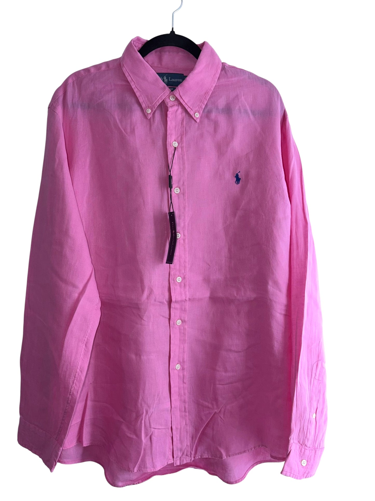 CAMISA POLO RALPH LAUREN TALLA “XL” CUSTOM FIT DE LINO