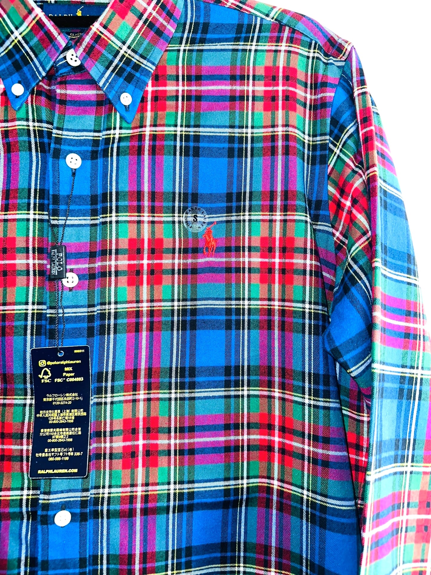 CAMISA POLO RALPH LAUREN TALLA “S” CLASSIC FIT PERFORMANCE FRANELA