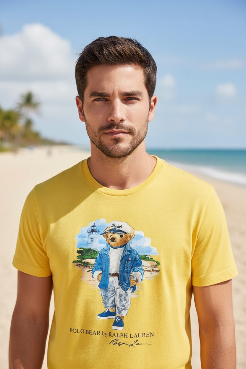 PLAYERA POLO BEAR TALLA “L” CLASSIC FIT