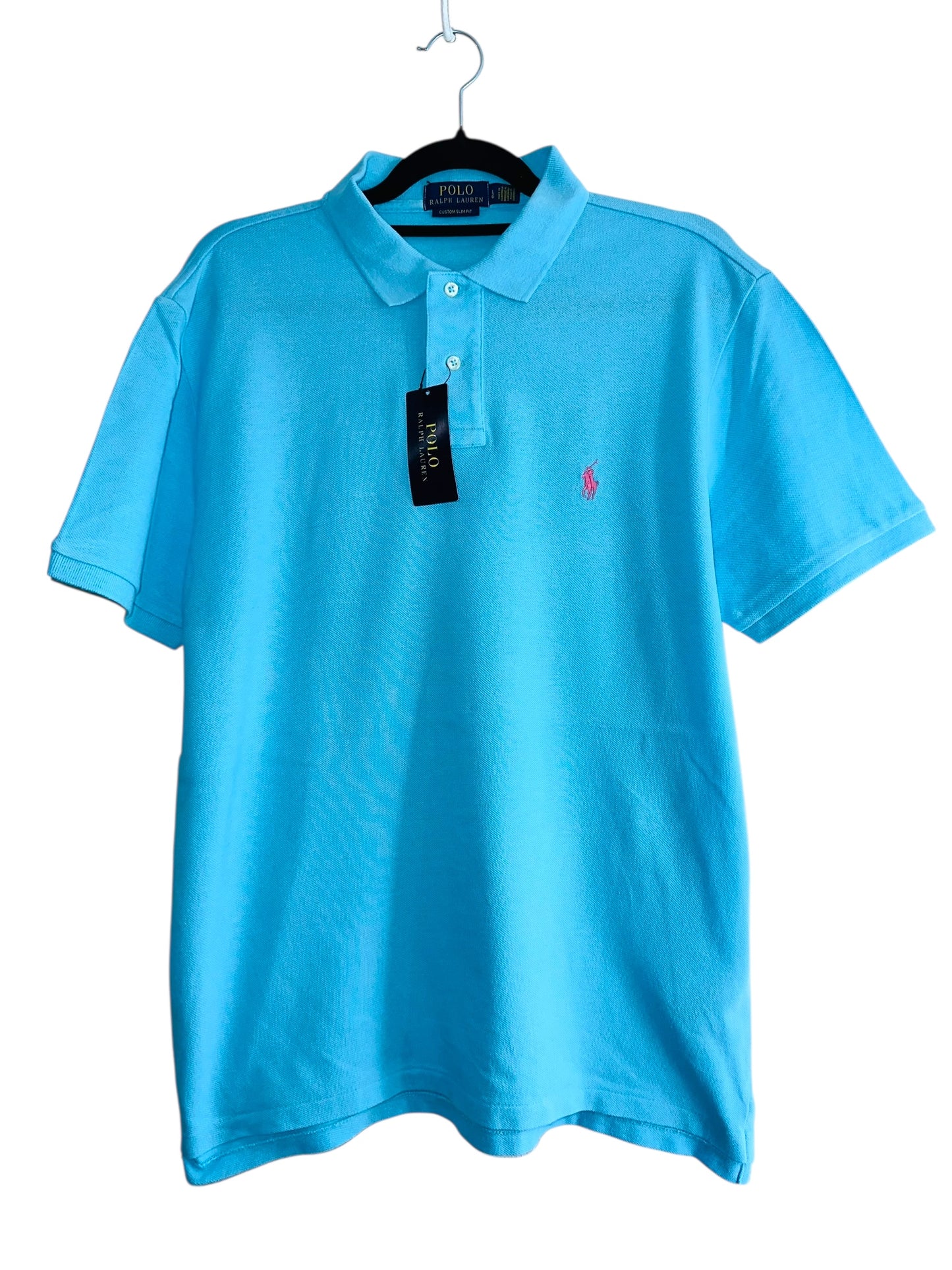 PLAYERA TIPO POLO RALPH LAUREN TALLA “L” CUSTOM SLIM FIT