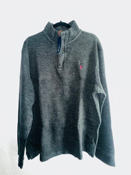 SUÉTER POLO RALPH LAUREN CON CREMALLERA Y BOTONES TALLA “XL”