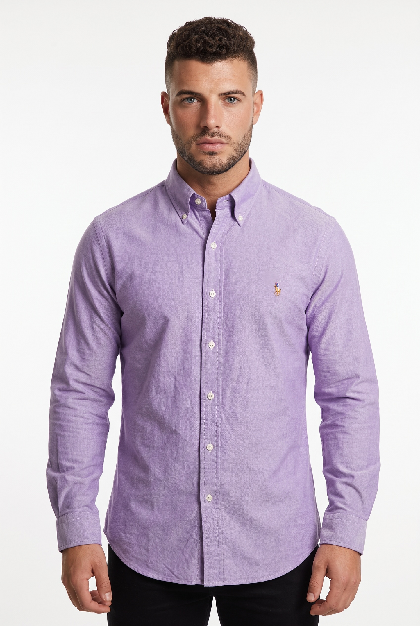 CAMISA POLO RALPH LAUREN TALLA “L” SLIM FIT STRETCH