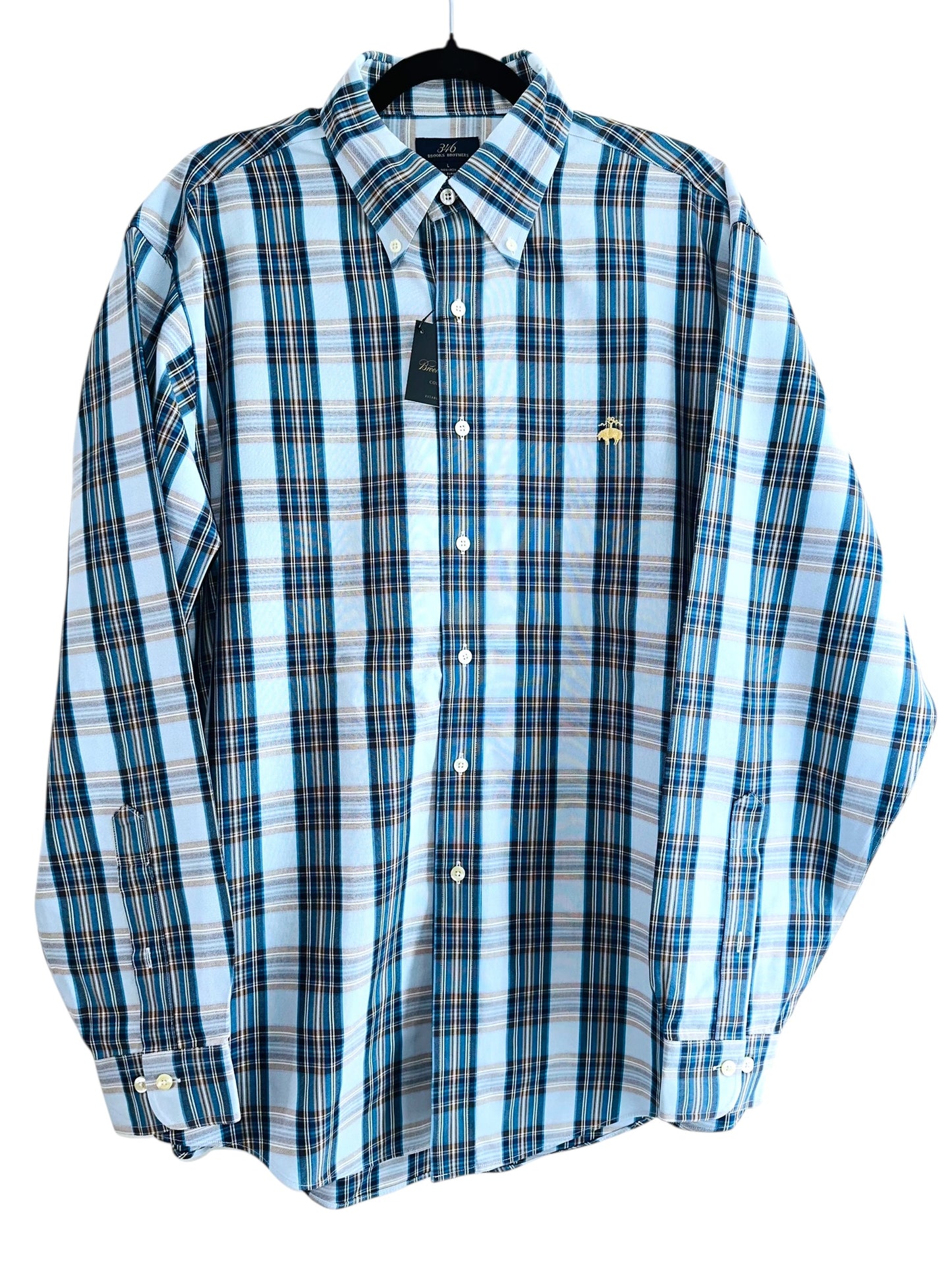 CAMISA BROOKS BROTHERS TALLA “L” (AMPLIA PARA XL)