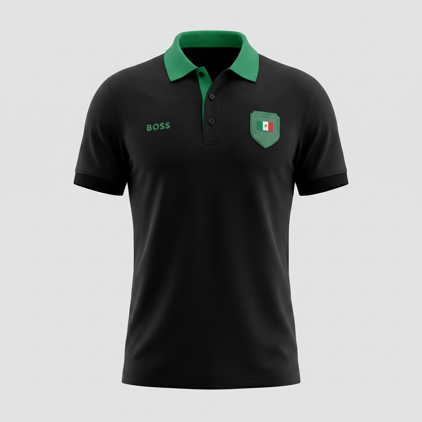PLAYERA BOSS MÉXICO TIPO POLO REGULAR FIT TALLA “L” REDUCIDA A “M”