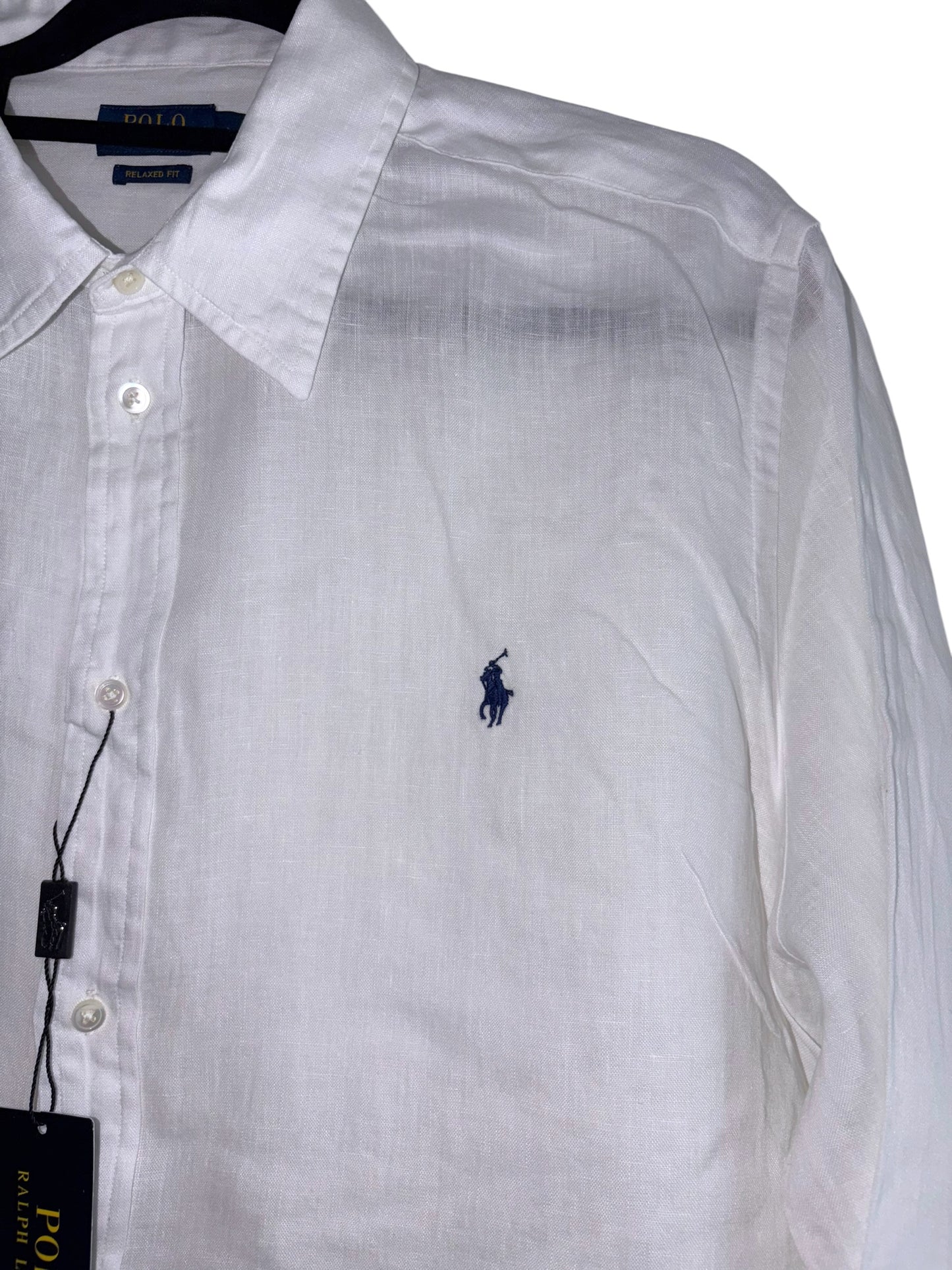 CAMISA POLO RALPH LAUREN TALLA “XL” REGULAR FIT DE LINO
