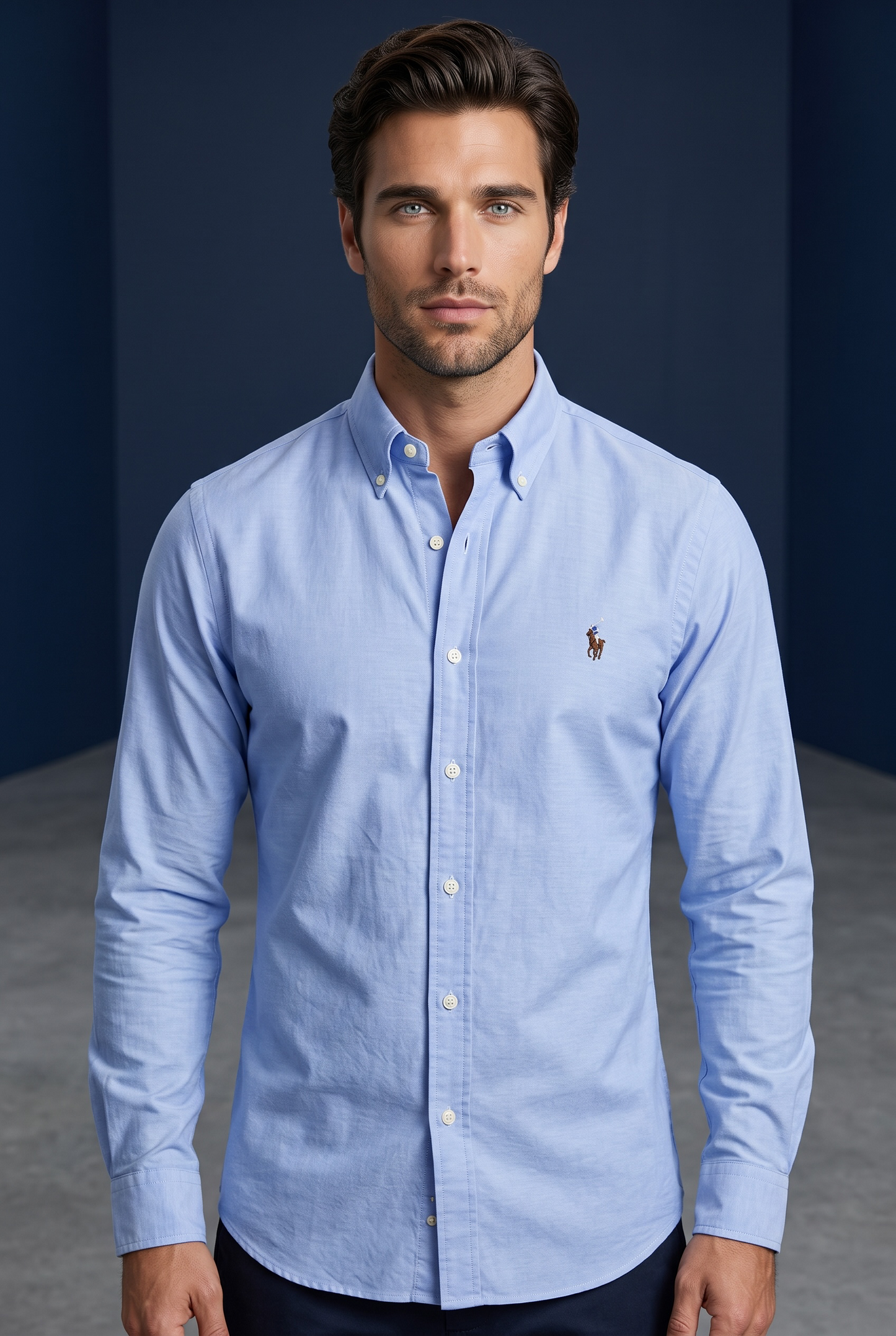 CAMISA POLO RALPH LAUREN TALLA “L” SLIM FIT STRETCH