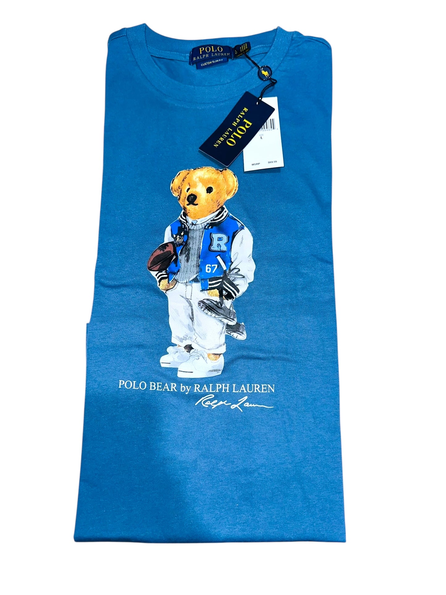 PLAYERA POLO BEAR TALLA “L” CUSTOM SLIM FIT