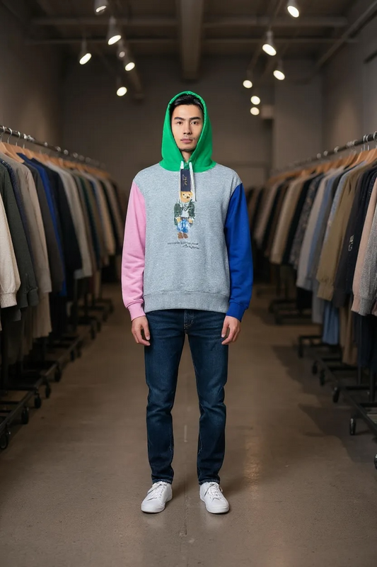 SUDADERA CON CAPUCHA POLO BEAR TALLA “S”