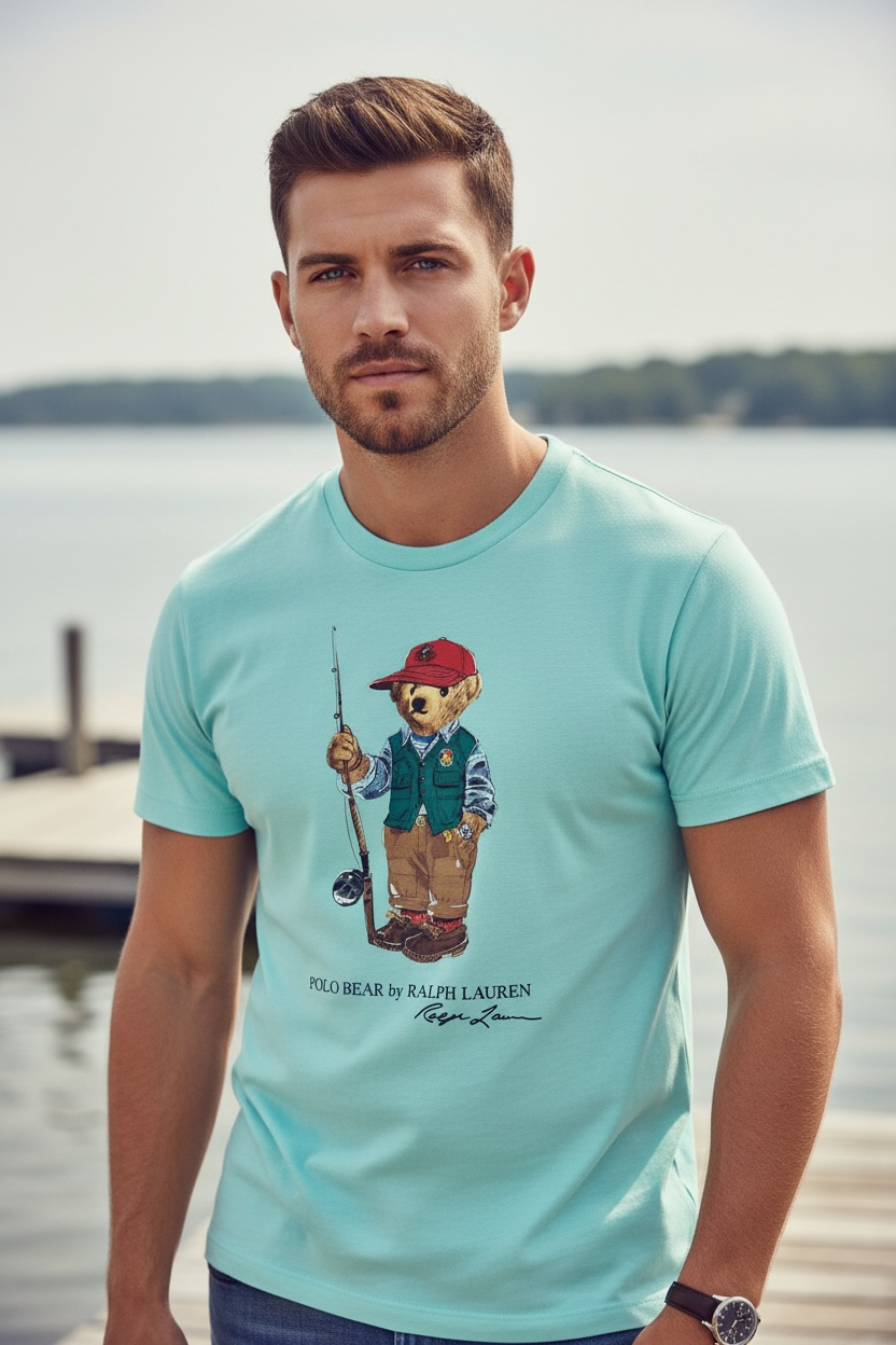 PLAYERA POLO BEAR TALLA “M” CUSTOM SLIM FIT