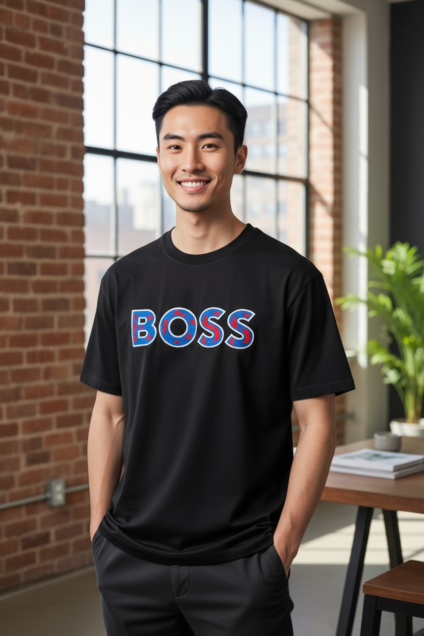 PLAYERA BOSS TALLA “XXL” (REDUCIDA PARA TALLA XL)