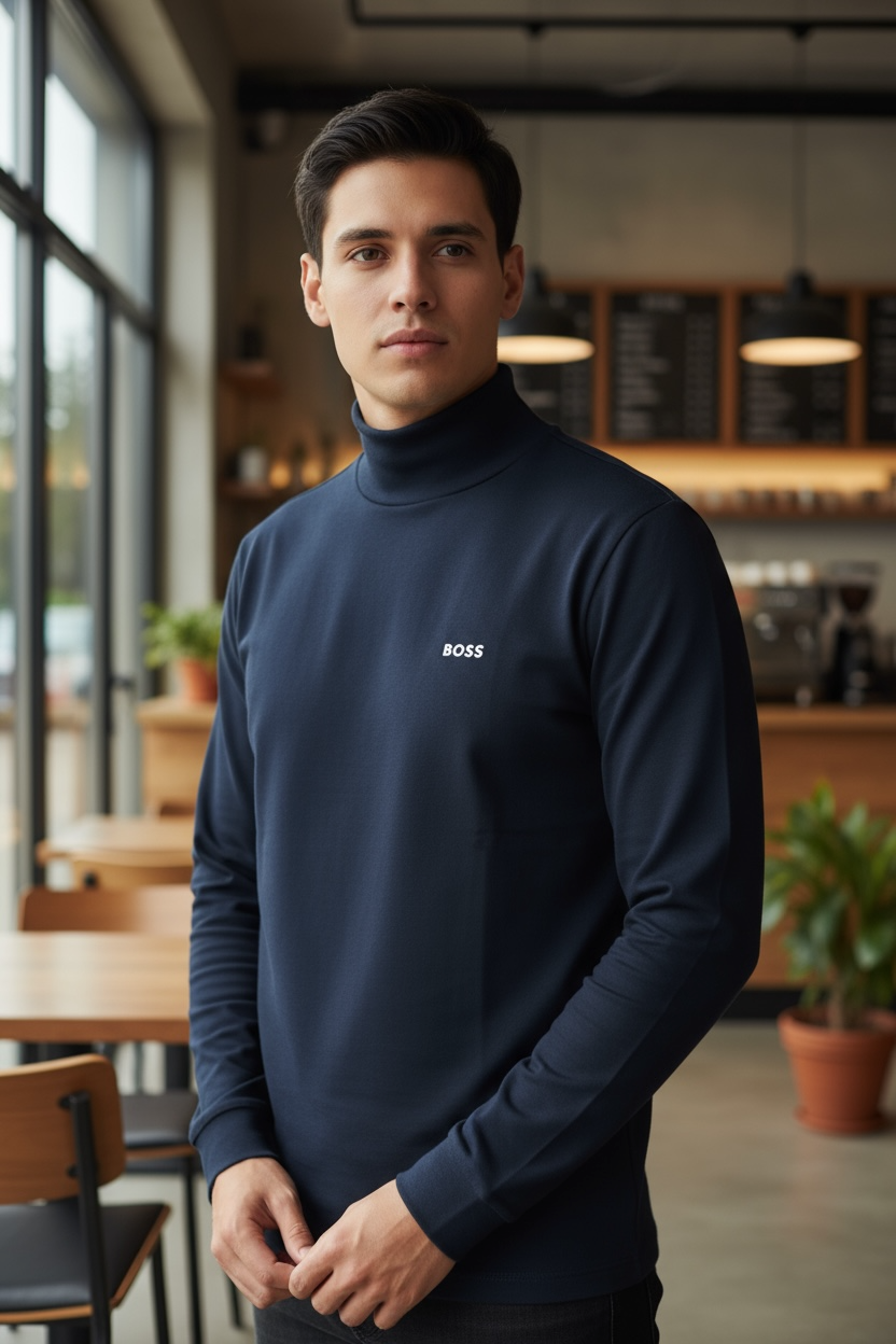 SUDADERA BOSS CUELLO ALTO TALLA “XXL” ( REDUCIDA A XL)