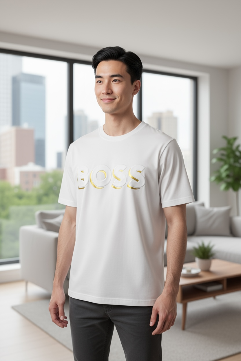 PLAYERA BOSS TALLA “M” (REDUCIDA PARA TALLA S)