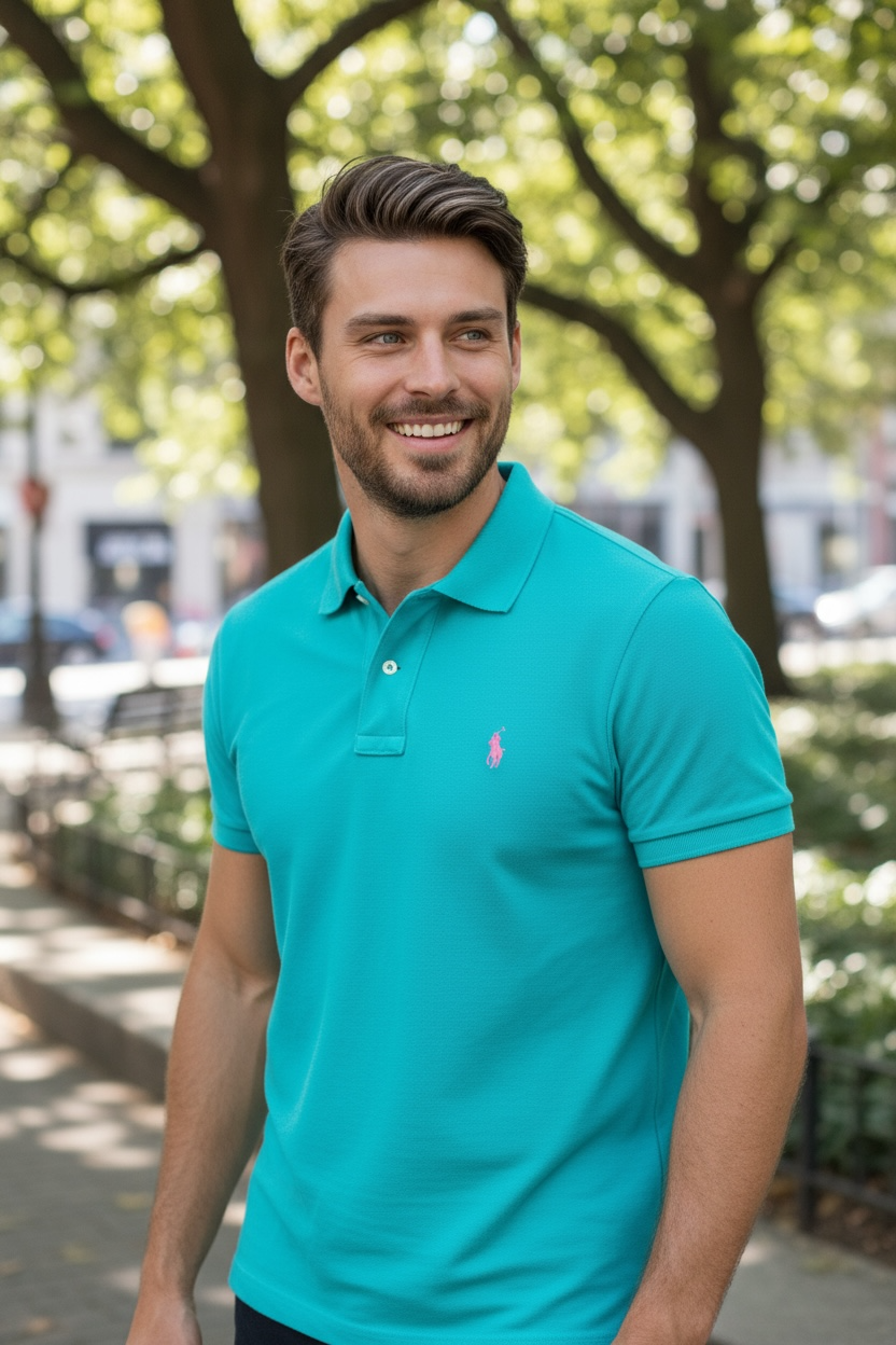 PLAYERA TIPO POLO RALPH LAUREN TALLA “M” CLASSIC FIT