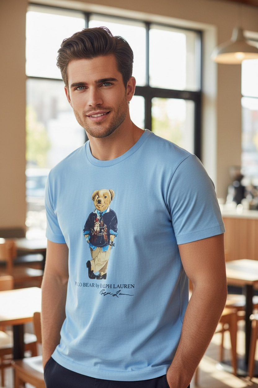PLAYERA POLO BEAR TALLA “L” CLASSIC FIT