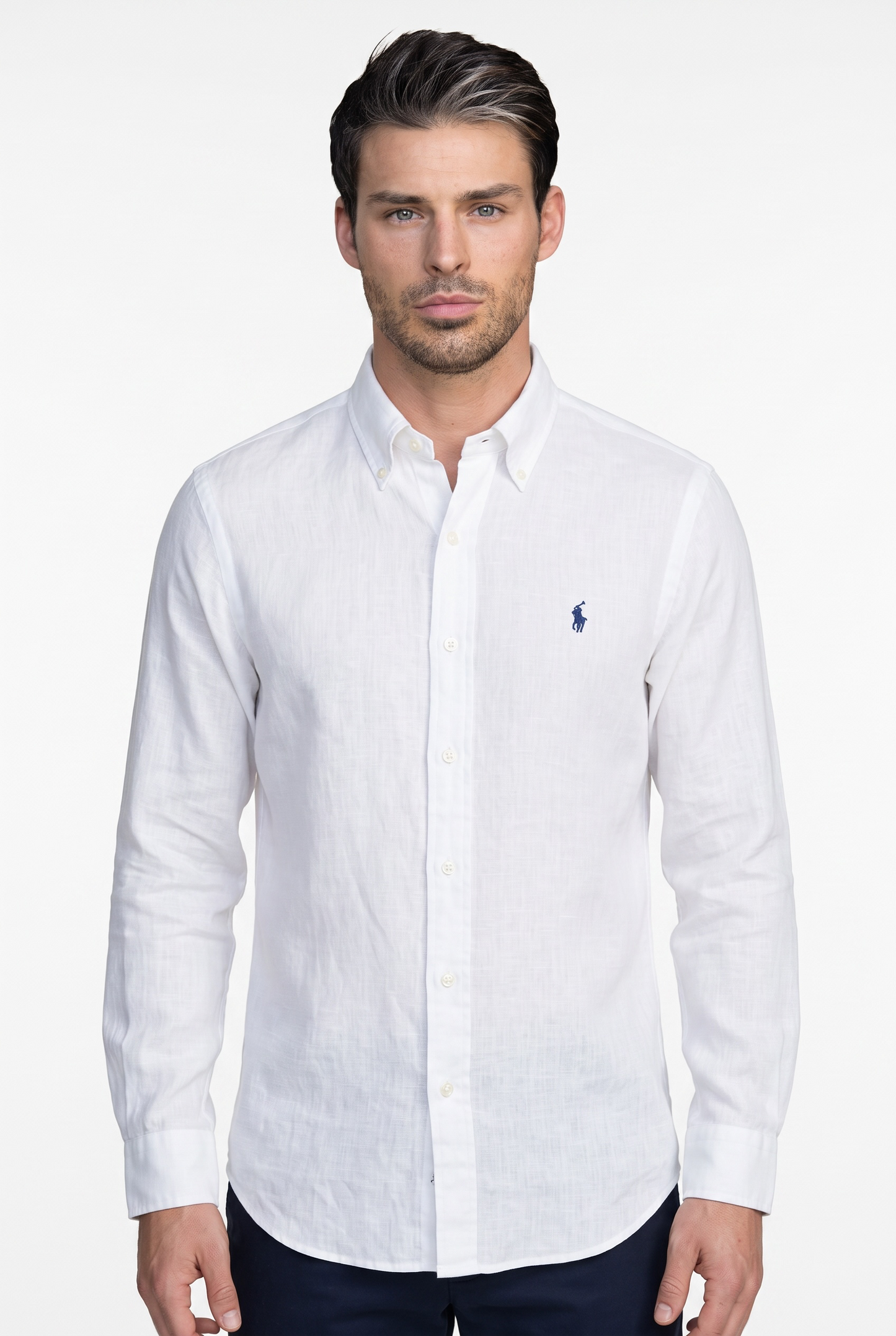 CAMISA POLO RALPH LAUREN TALLA “S” CLASSIC FIT DE LINO