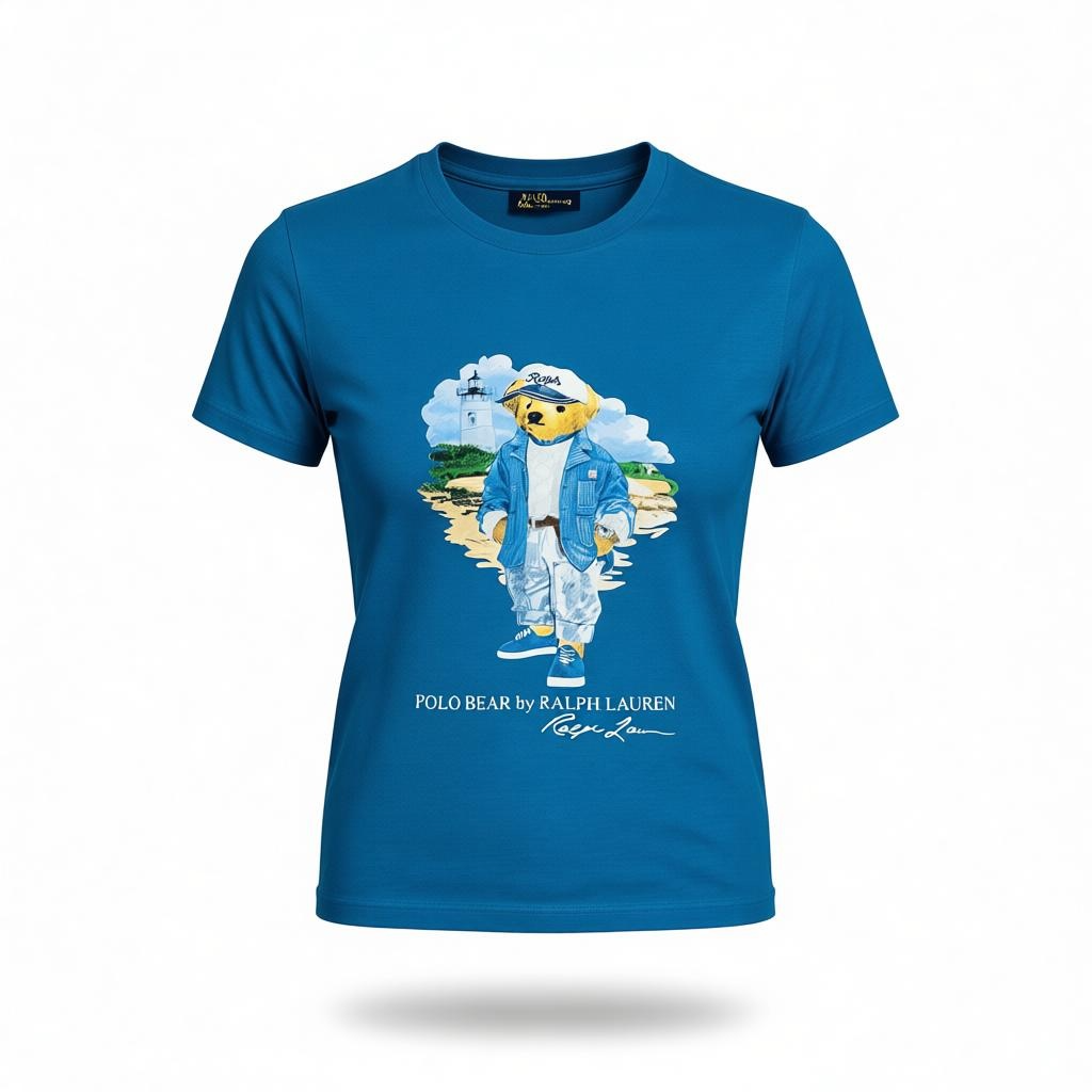 PLAYERA POLO BEAR TALLA “L” CUSTOM SLIM FIT