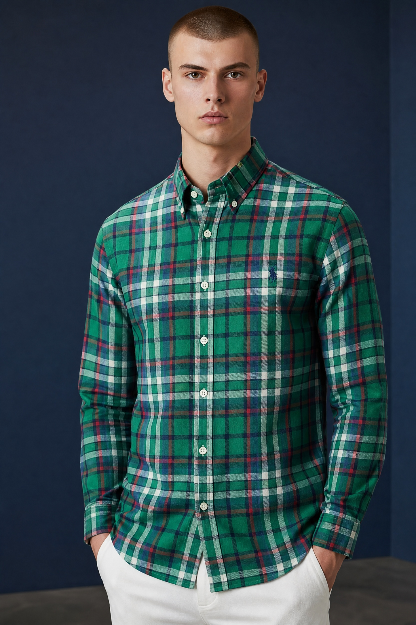 CAMISA POLO RALPH LAUREN TALLA “L” CLASSIC FIT PERFORMANCE FRANELA