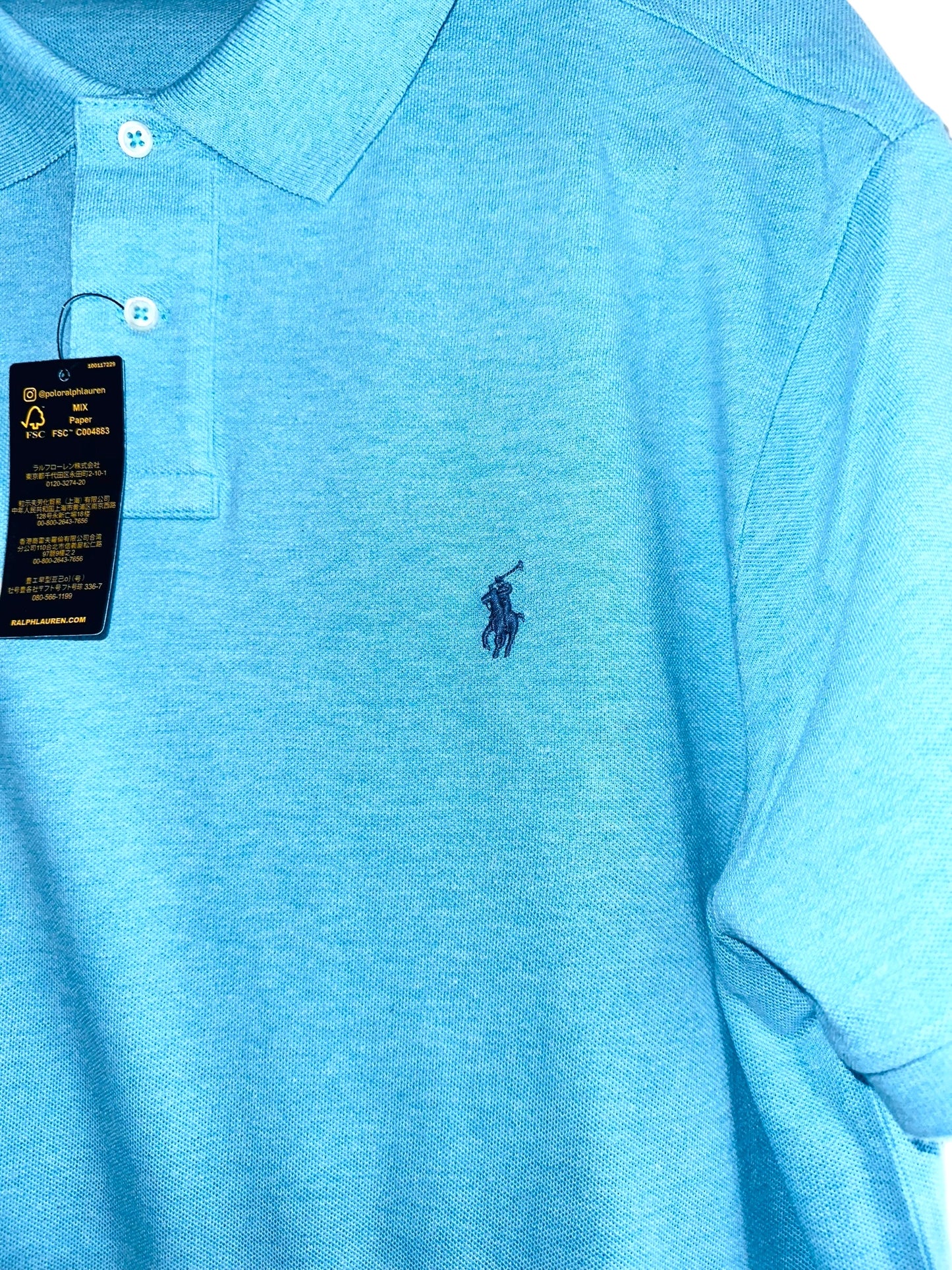PLAYERA TIPO POLO RALPH LAUREN TALLA “XL” CUSTOM SLIM FIT