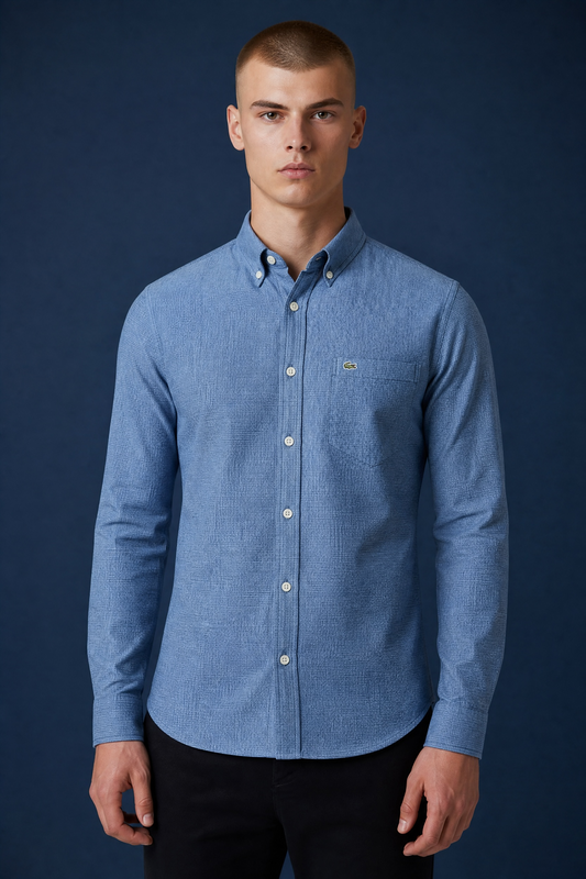 CAMISA LACOSTE TALLA “36” REGULAR FIT