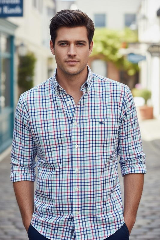 CAMISA VINEYARD VINES TALLA “S” SLIM FIT TUCKER SHIRT