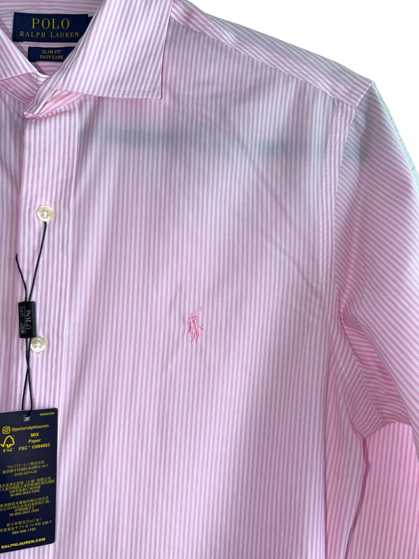 CAMISA POLO RALPH LAUREN TALLA “M” SLIM FIT 15-1/2-32/33