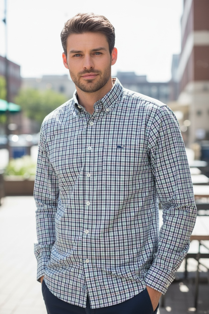 CAMISA VINEYARD VINES TALLA “S” CLASSIC FIT TUCKER SHIRT