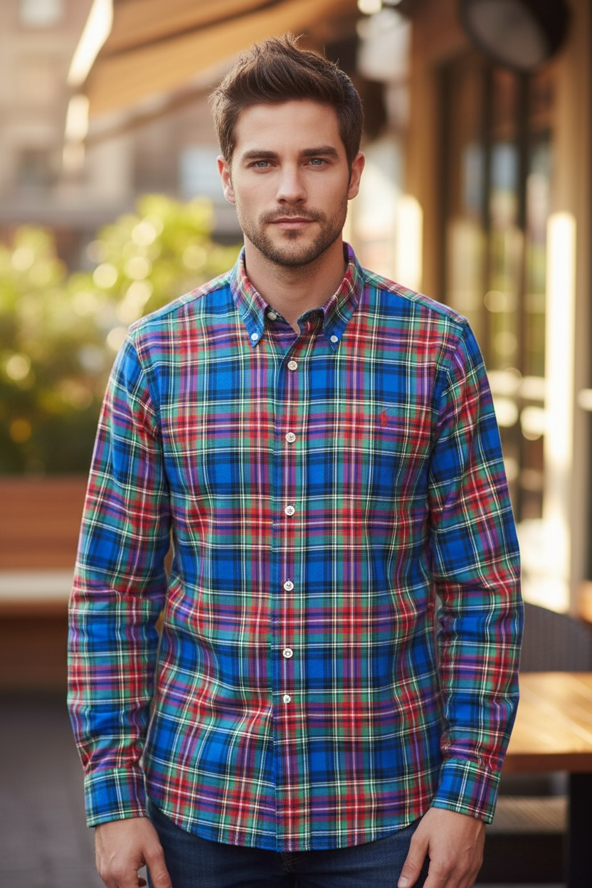 CAMISA POLO RALPH LAUREN TALLA “S” CLASSIC FIT PERFORMANCE FRANELA