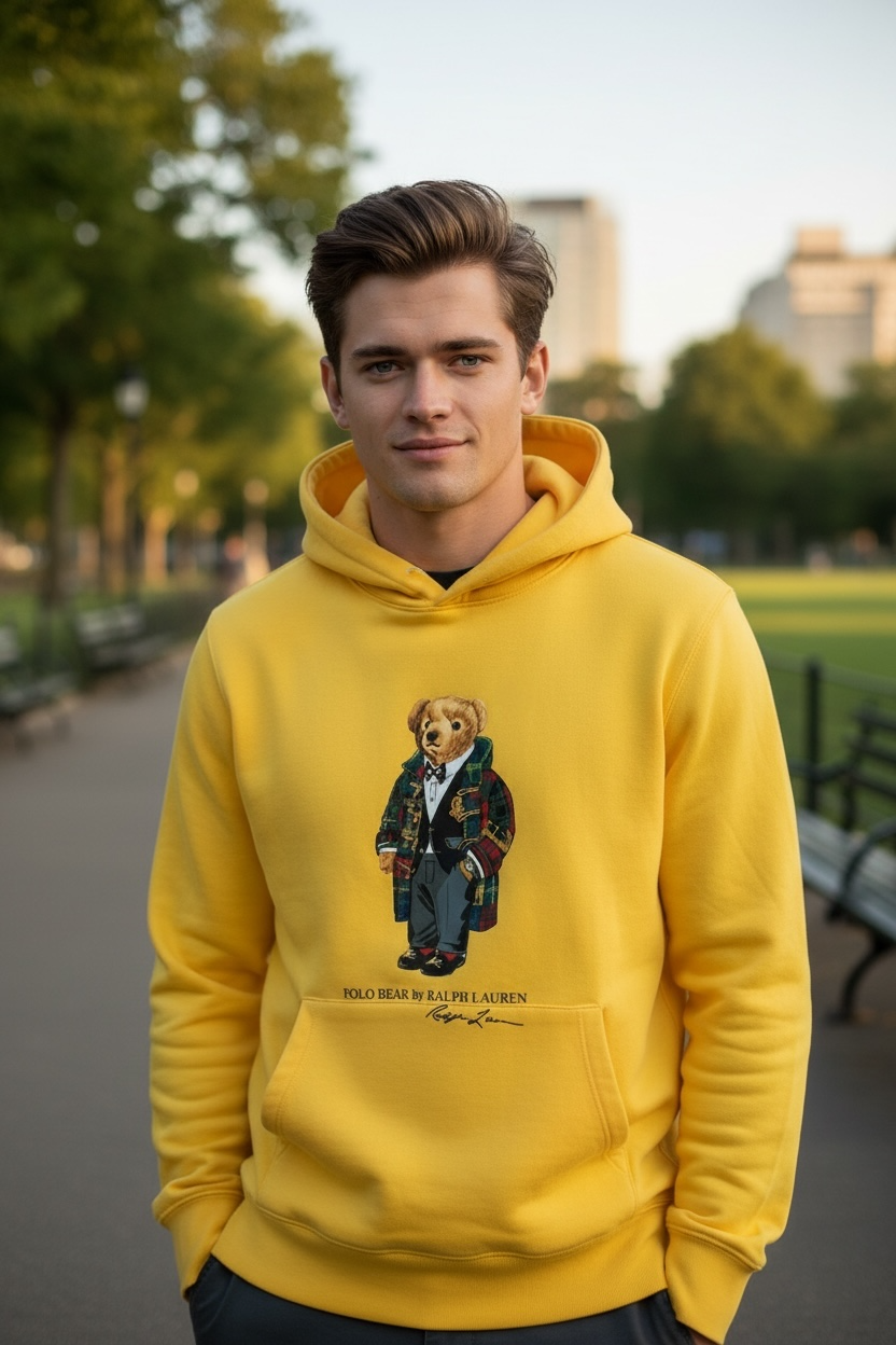 SUDADERA CON CAPUCHA POLO BEAR TALLA “M”
